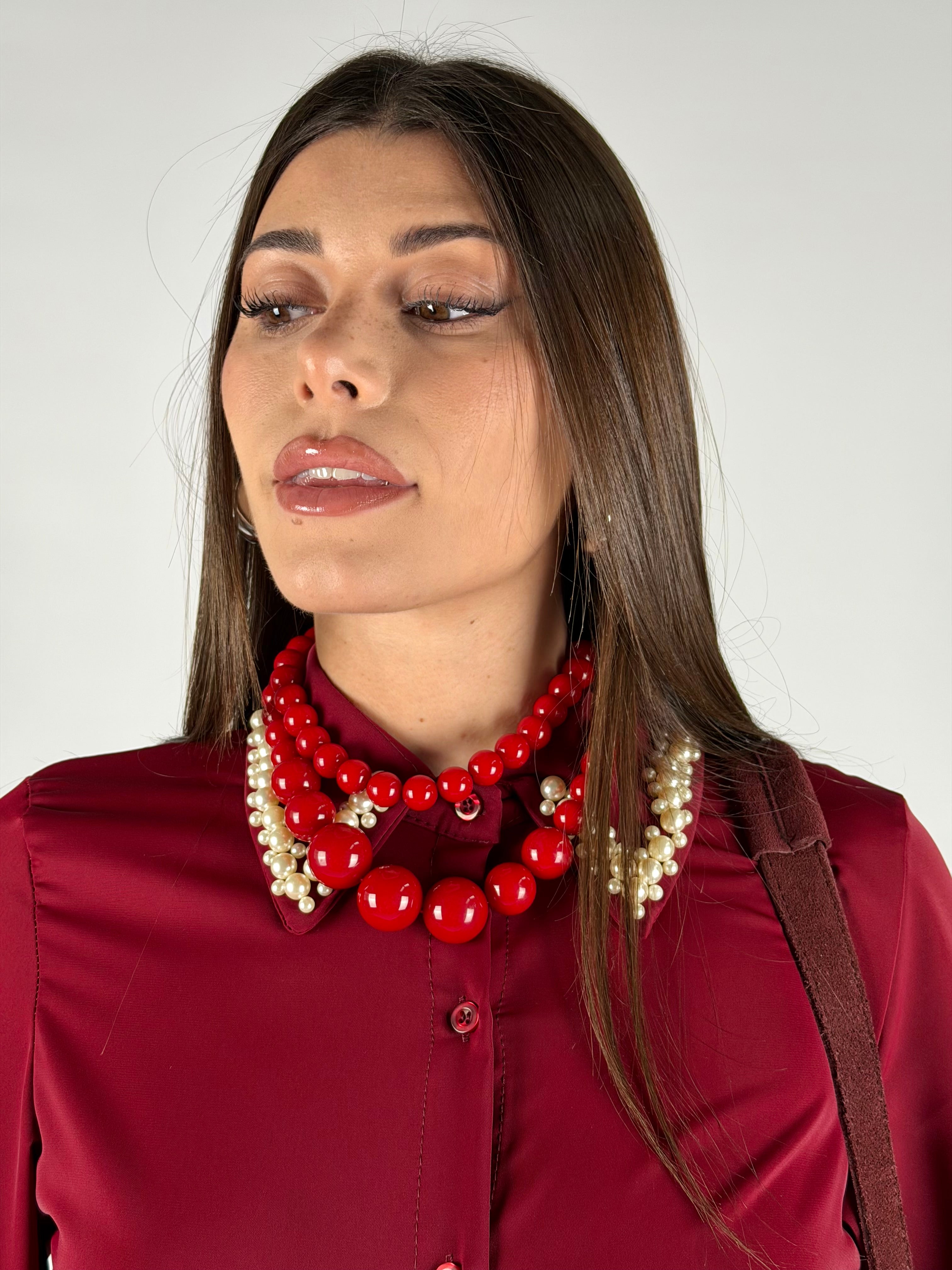 Collana maxi perle - 4 colori