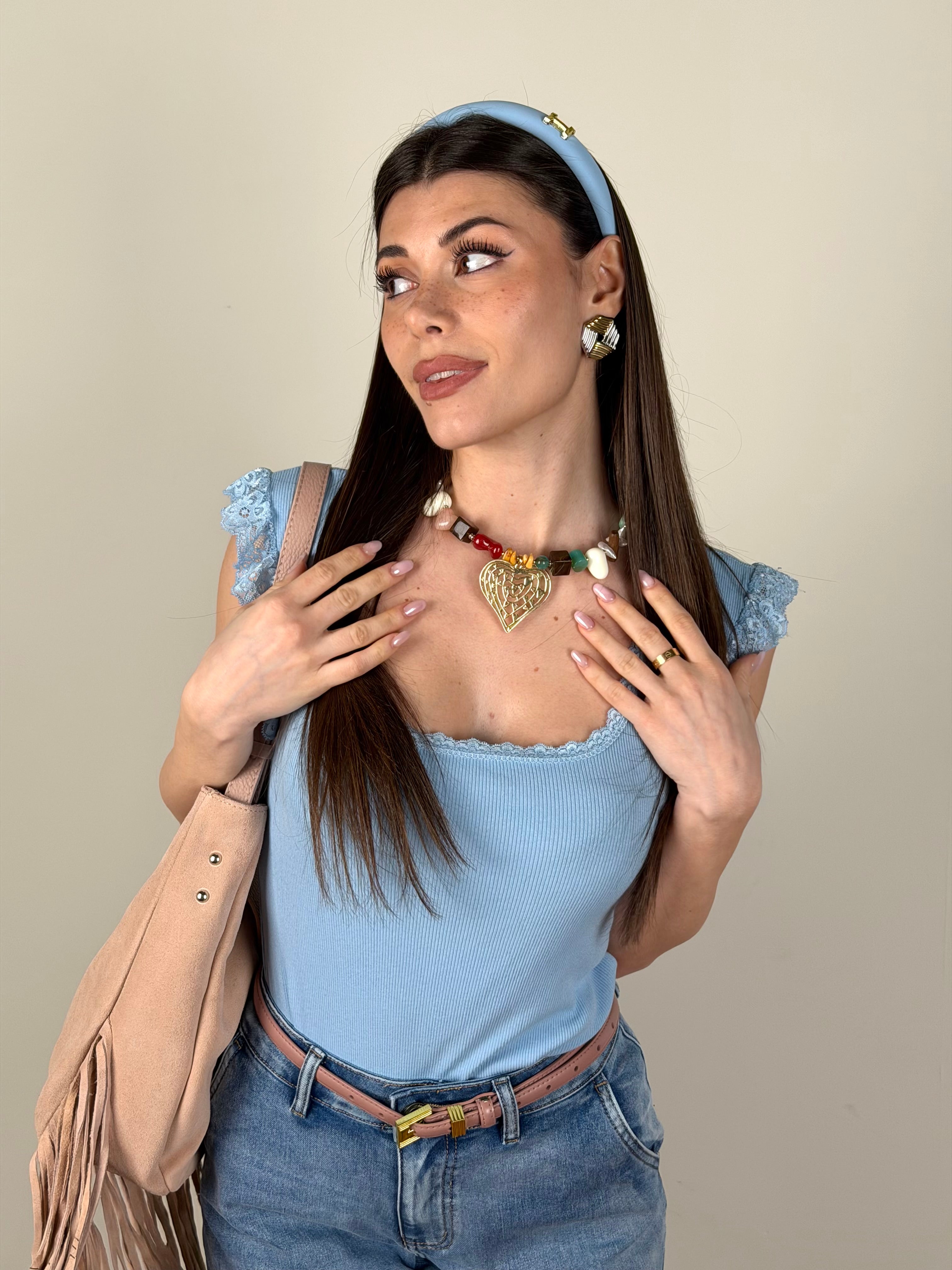 Maglia Carol celeste