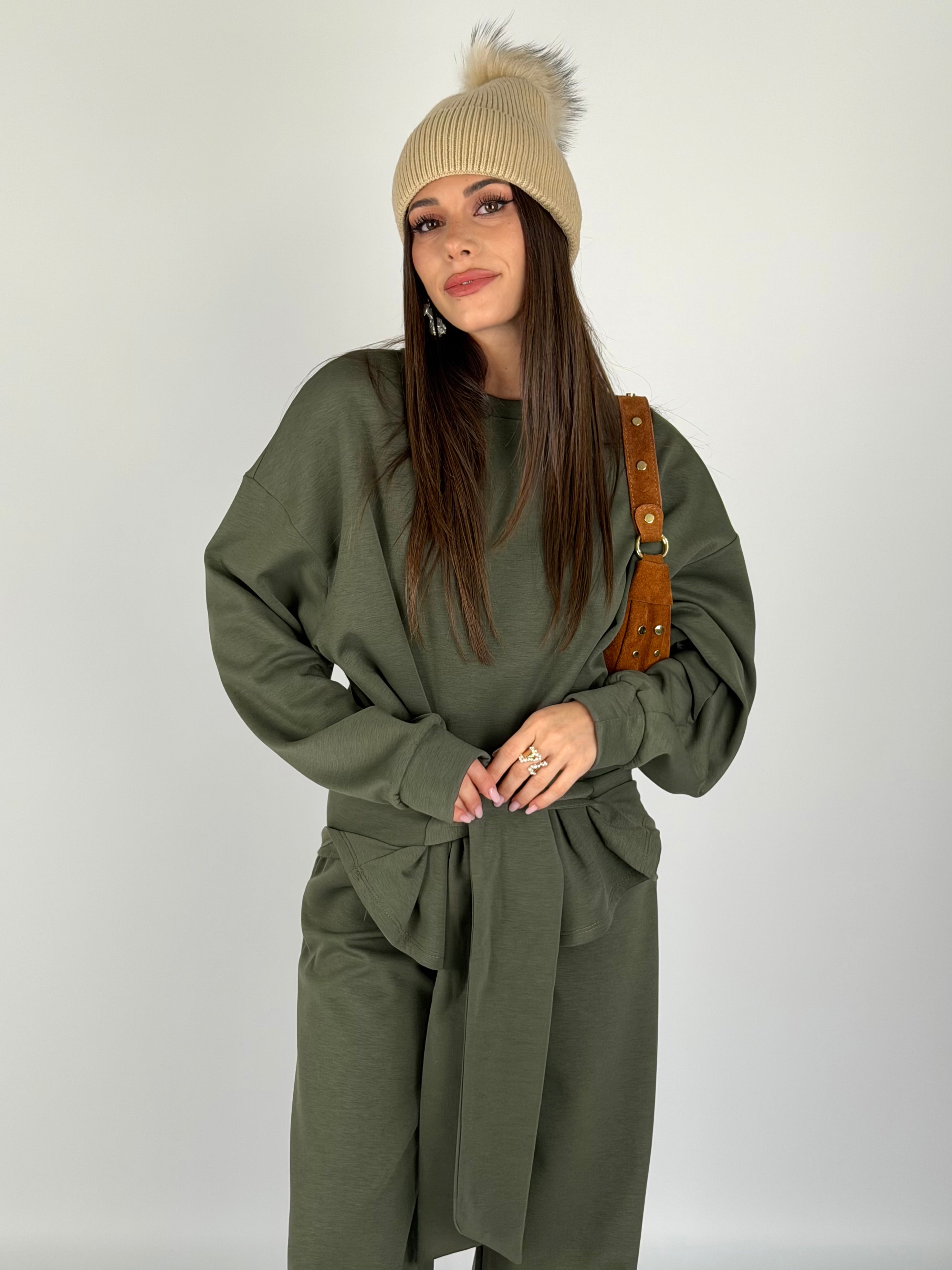 Tuta sportiva Elena verde