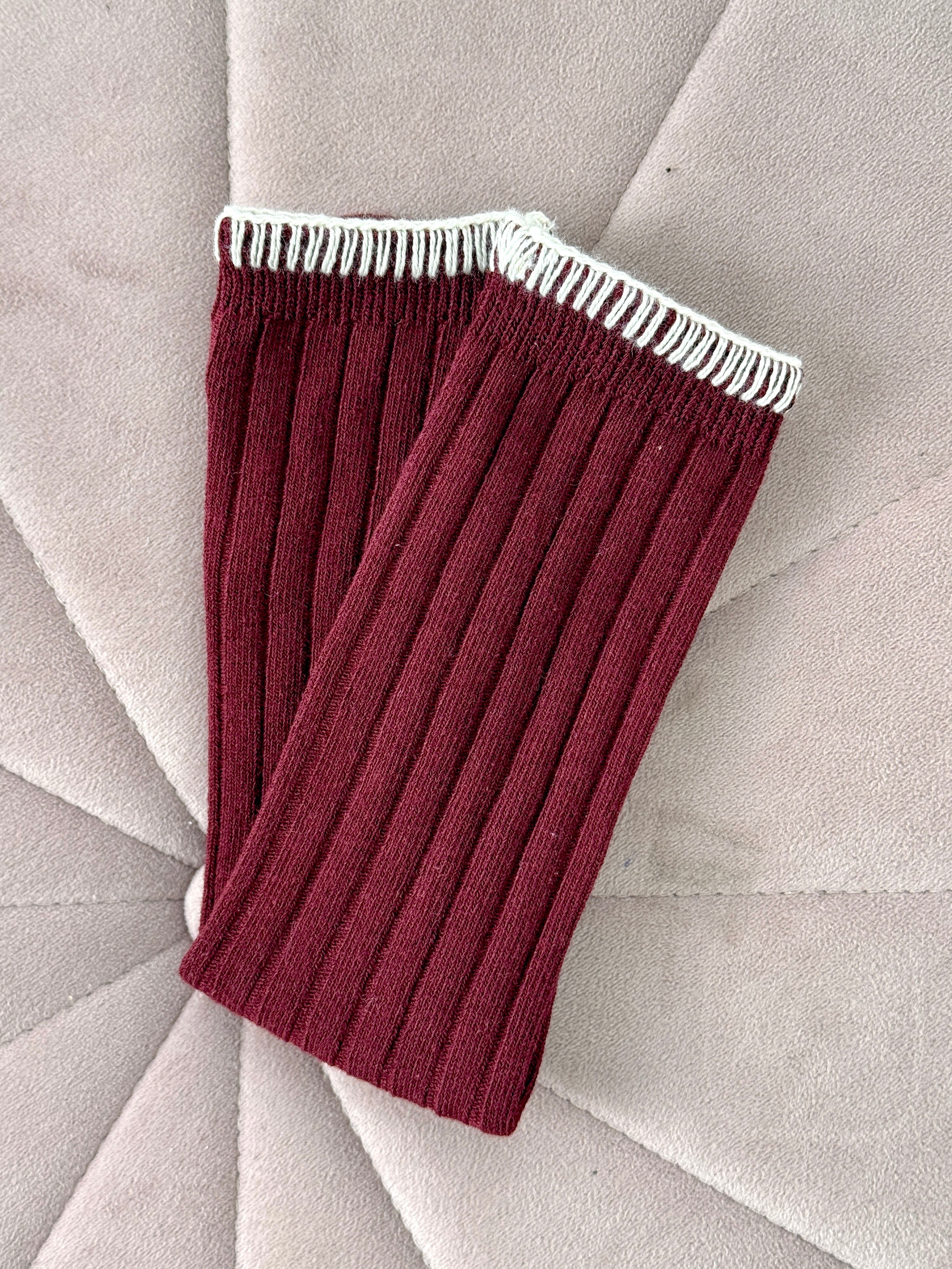 Calzino con volant - 4 colori