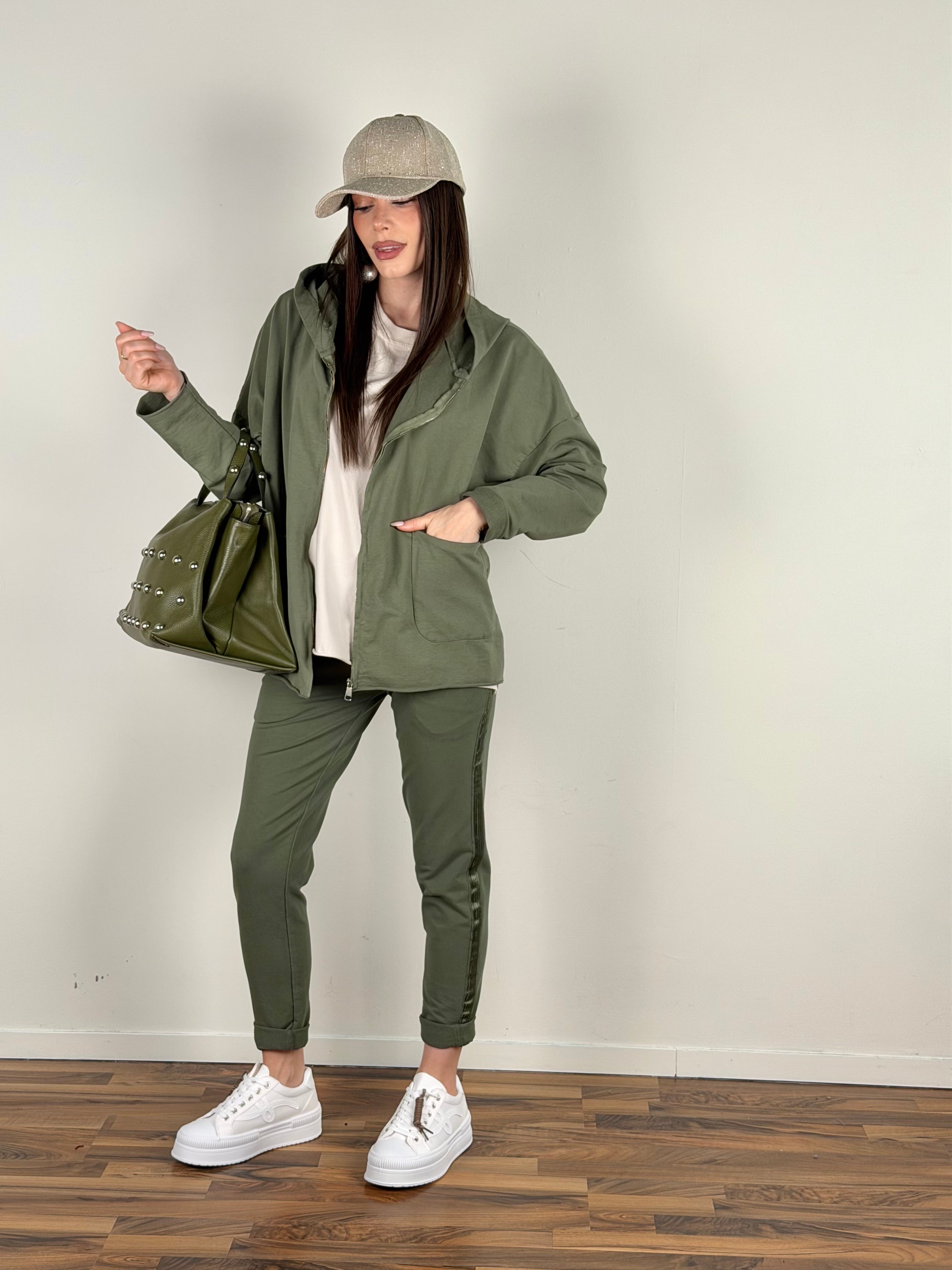 Felpa Malibu verde