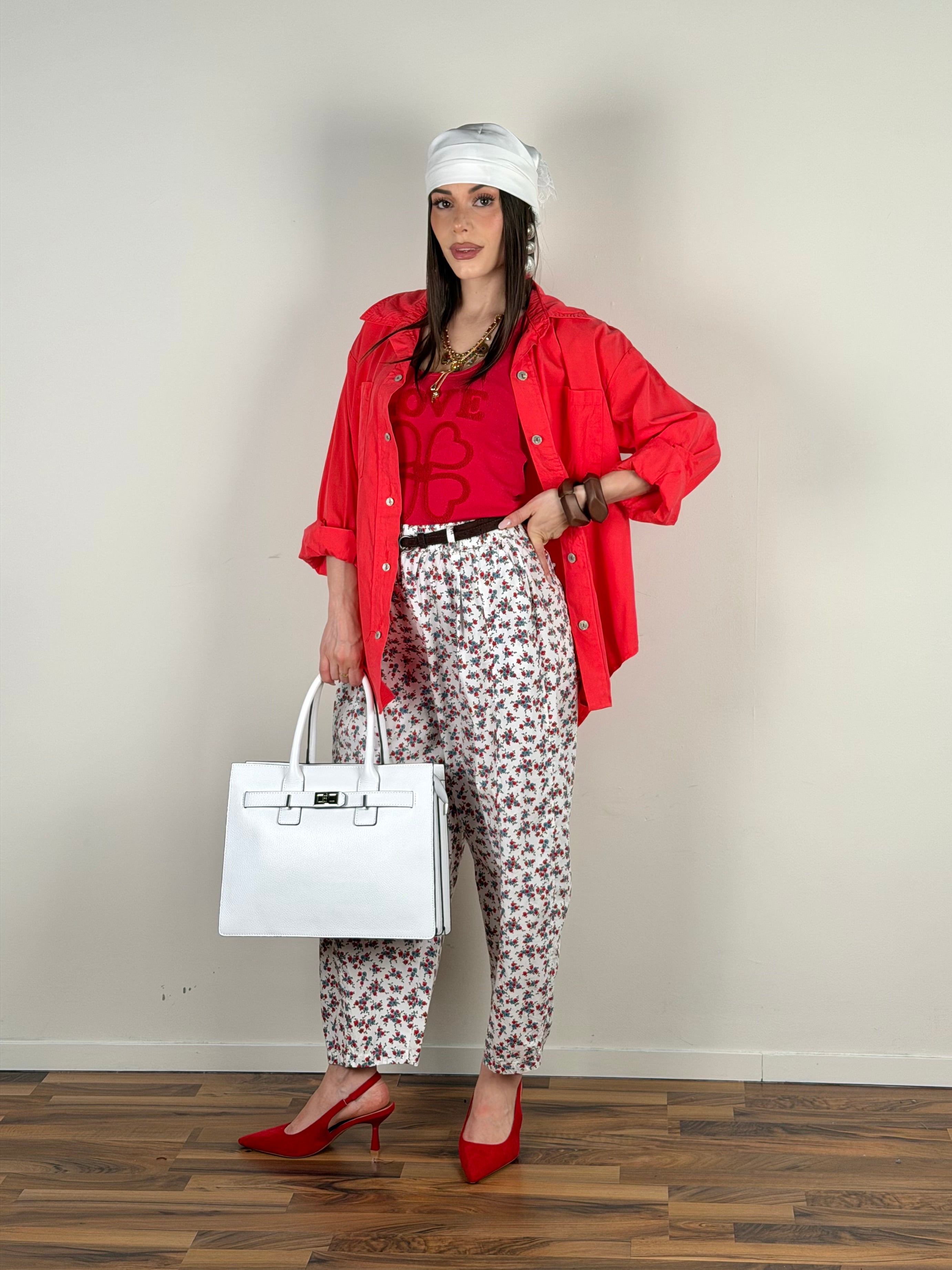 Camicia Ines rosso