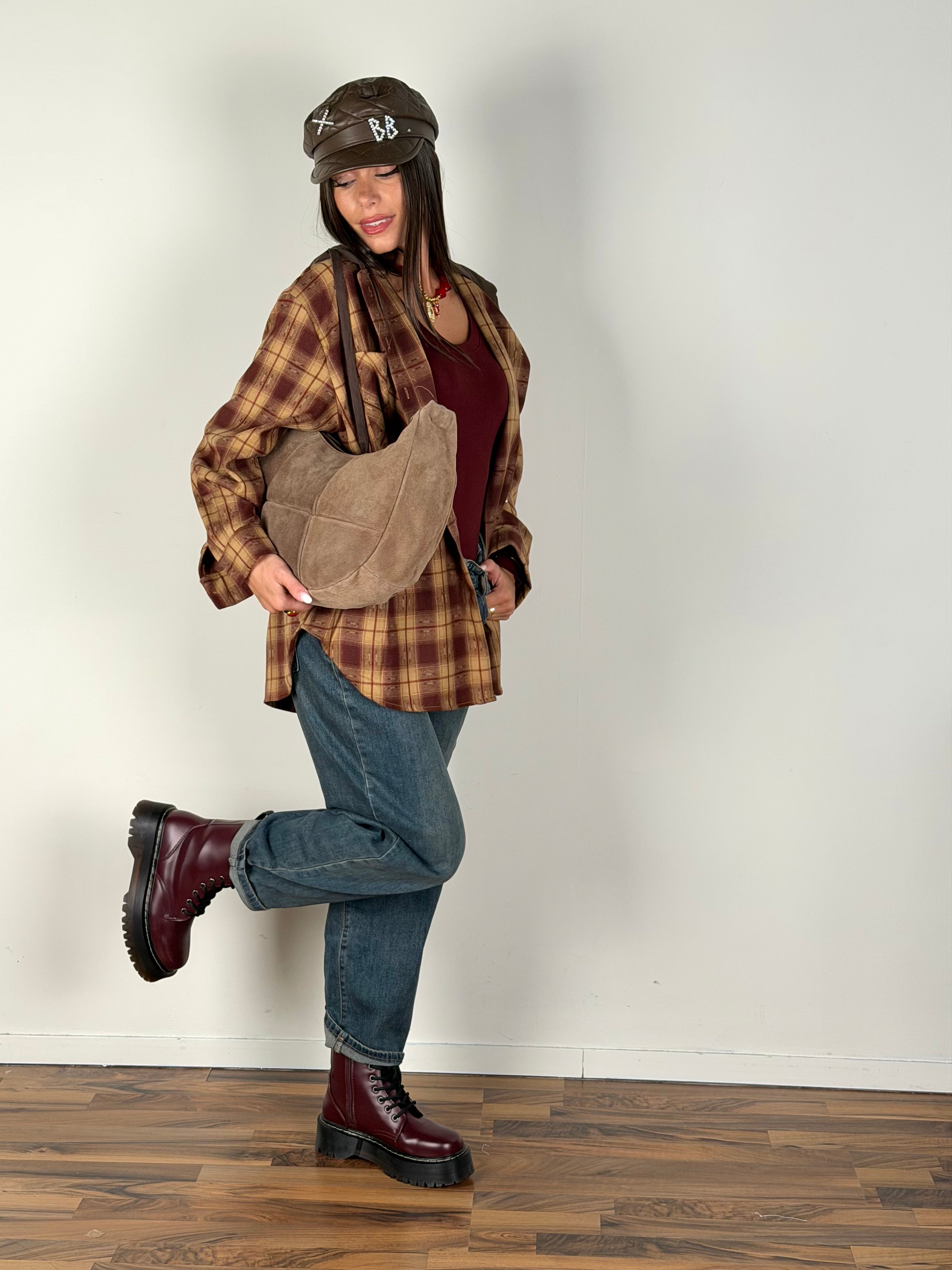 Camicia Check Street Bordeaux