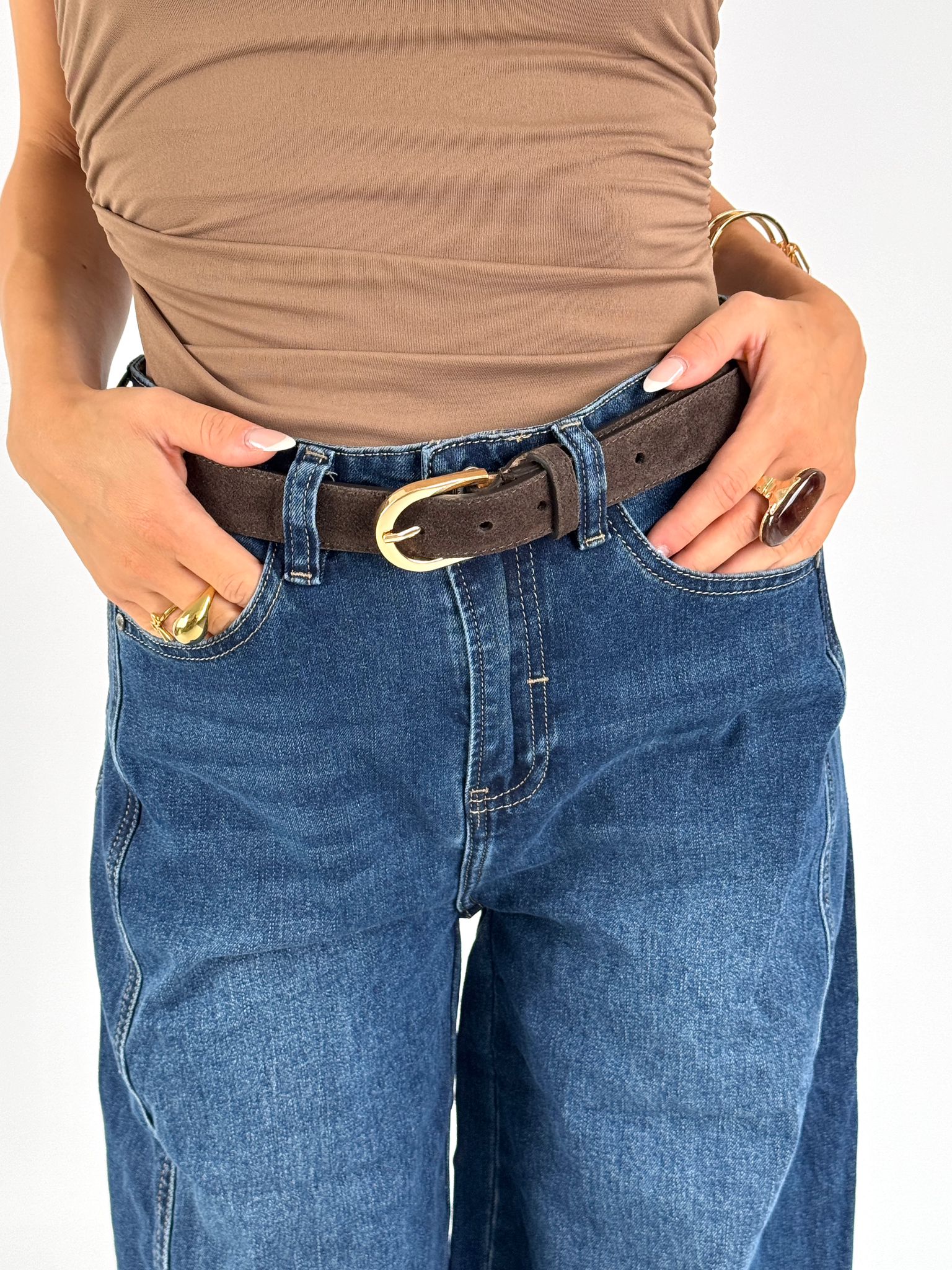 Cintura Louise scamosciata