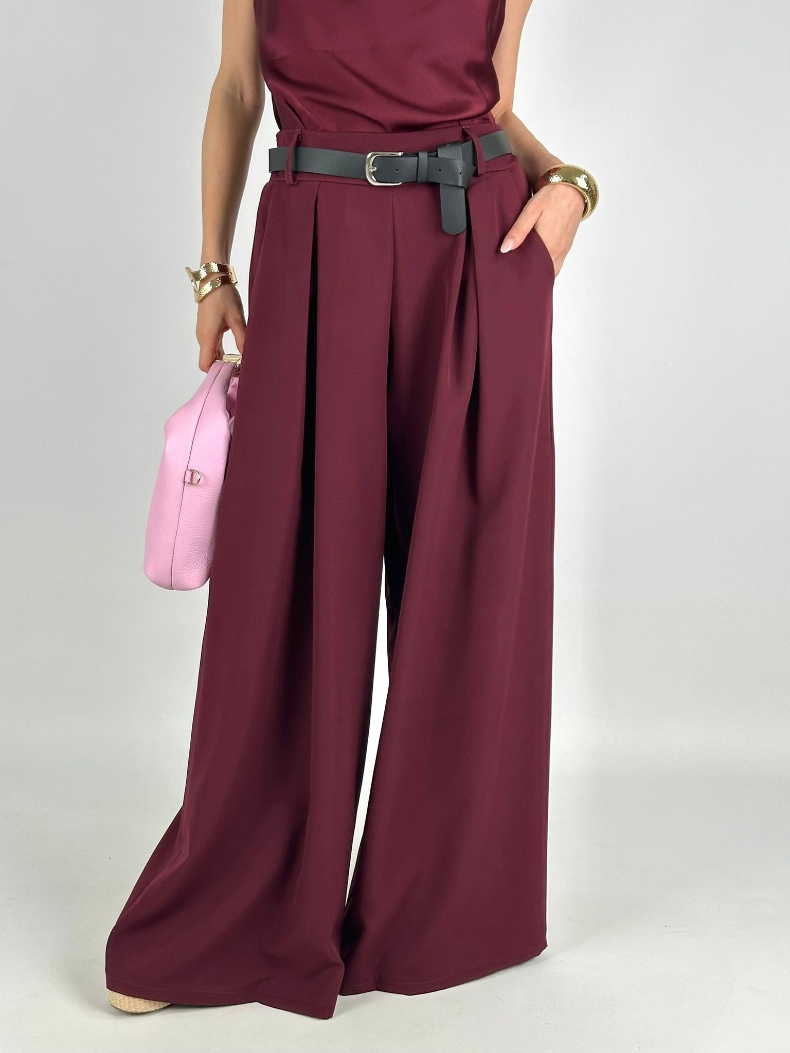 Pantalone completo Deep bordeaux