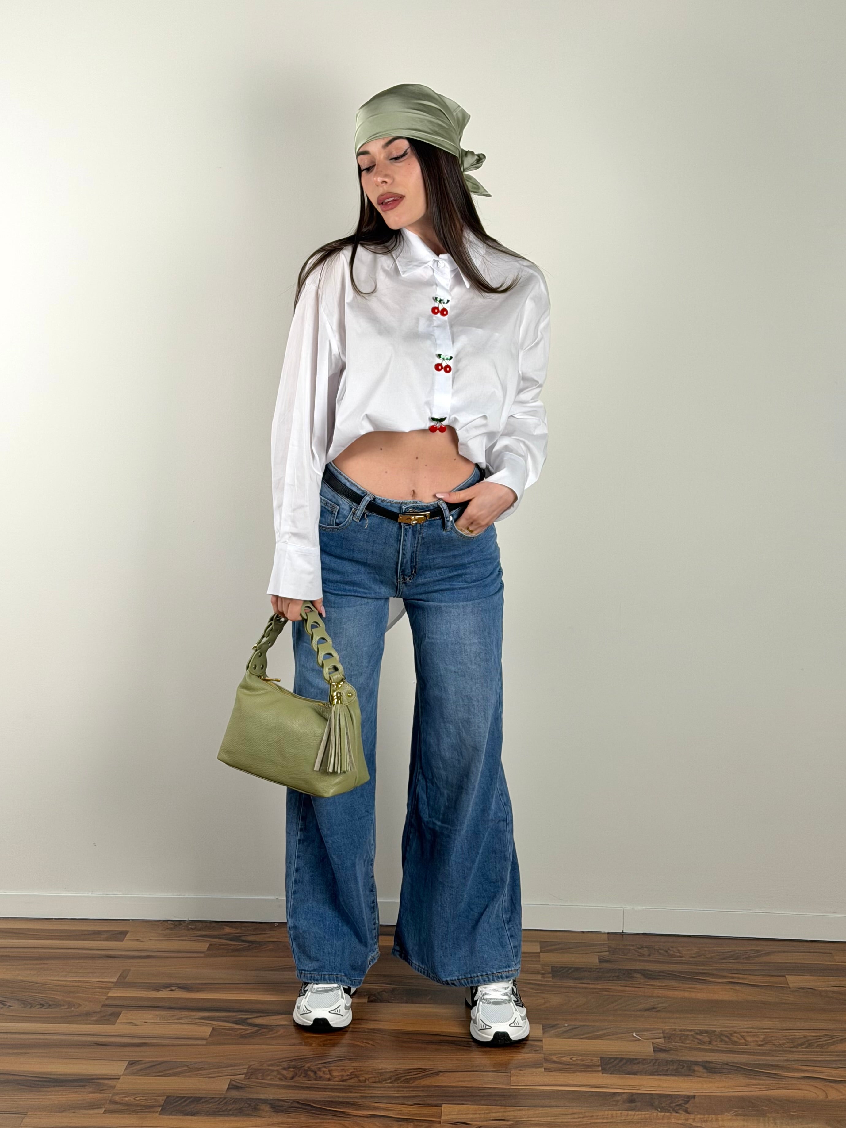 Camicia spille cherry
