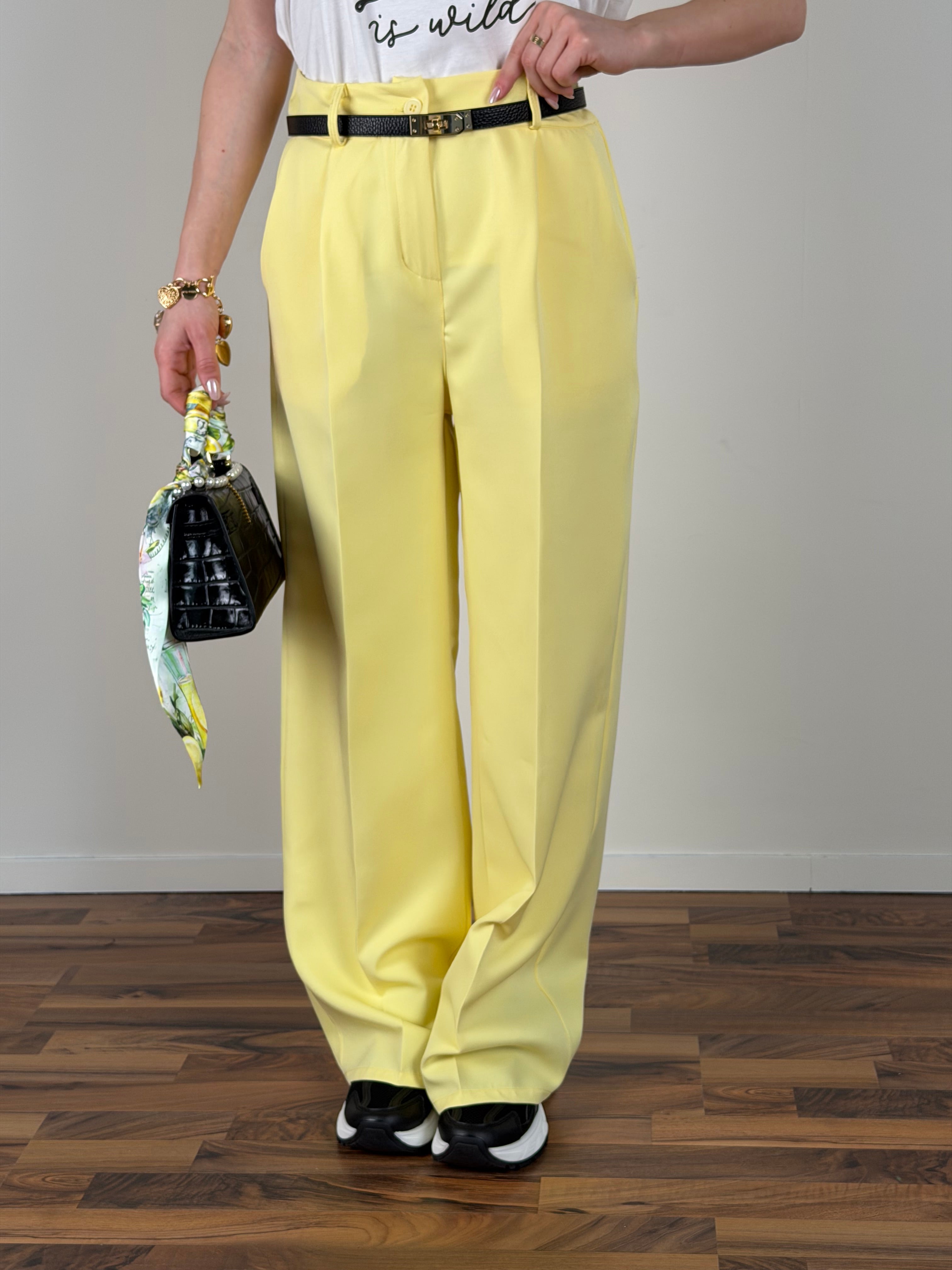 Pantalone everyday giallo