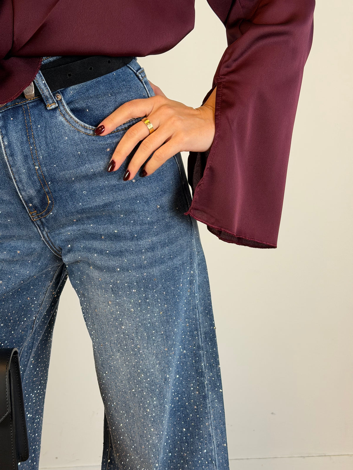 Jeans Flare blu