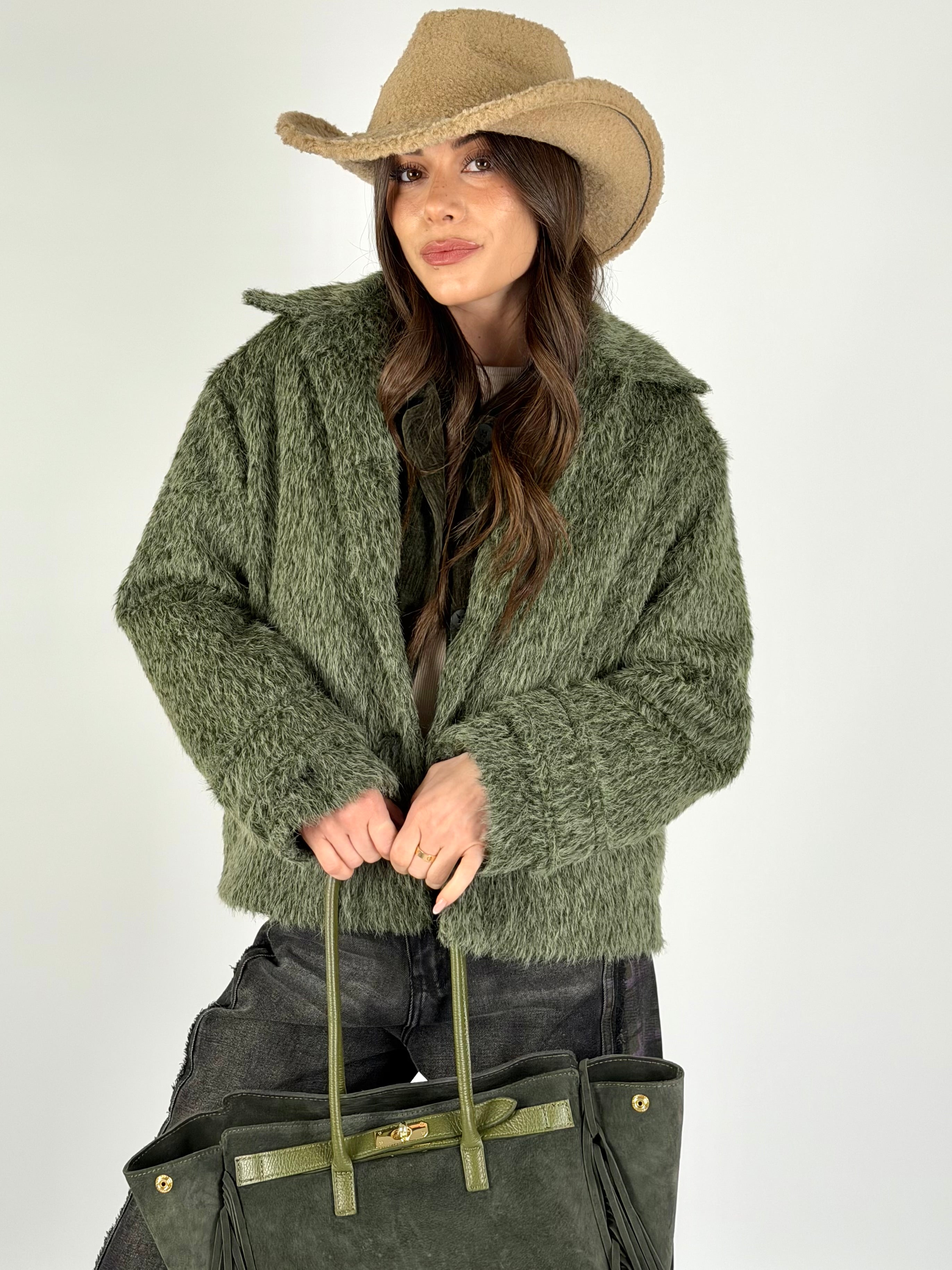 Cappotto Pump verde