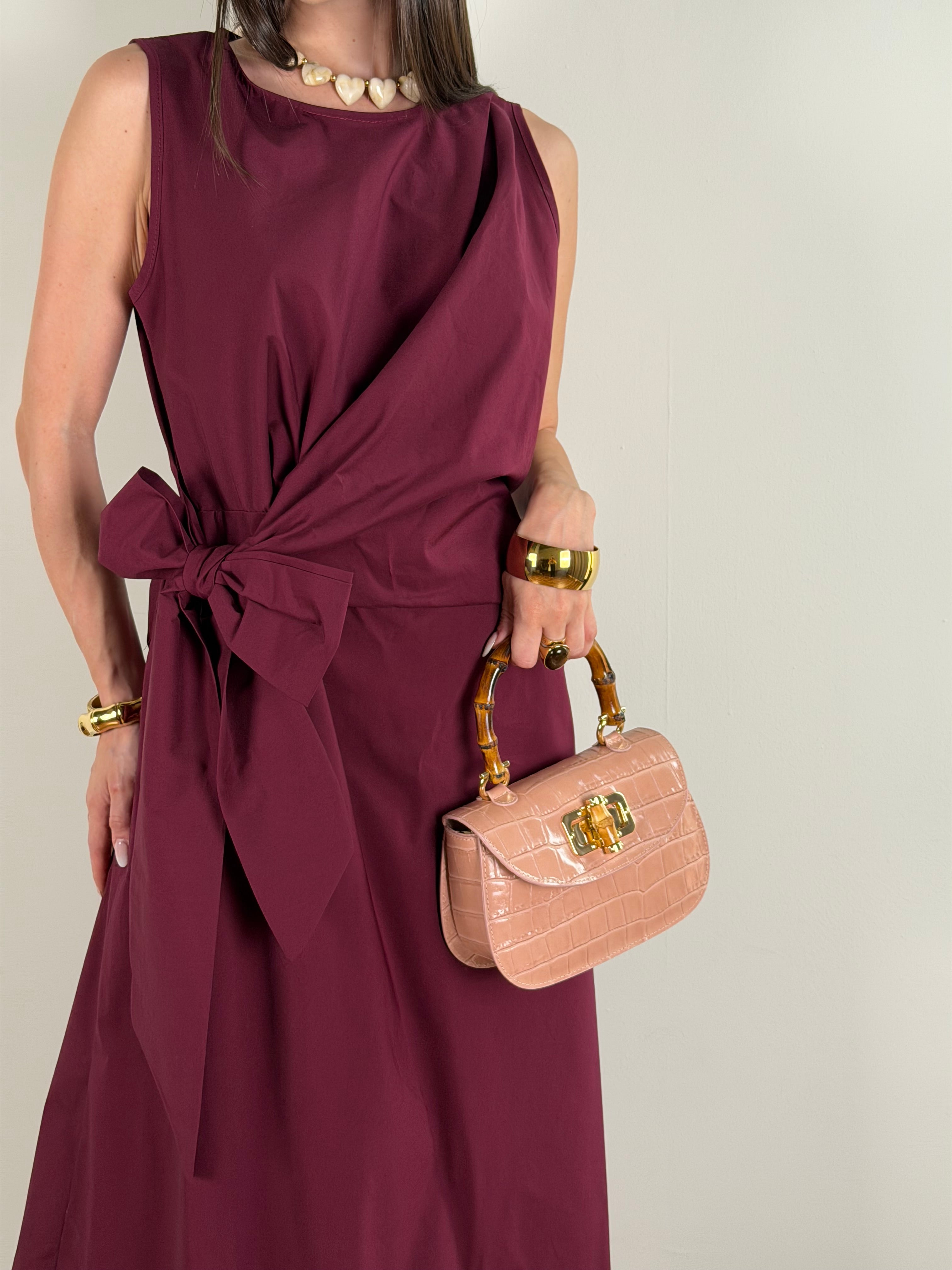 Abito Ingrid bordeaux
