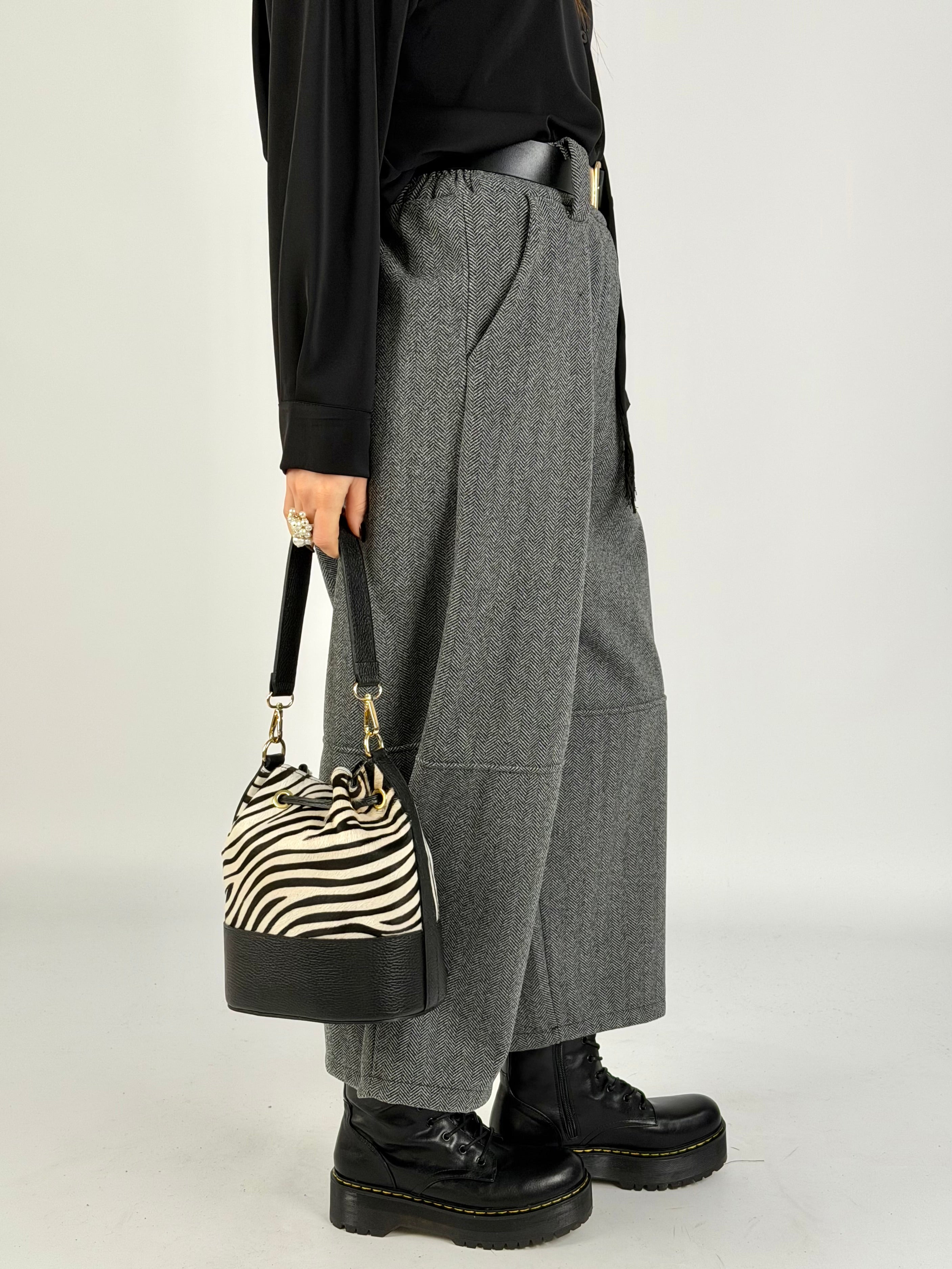 Pantalone Cecy grigio