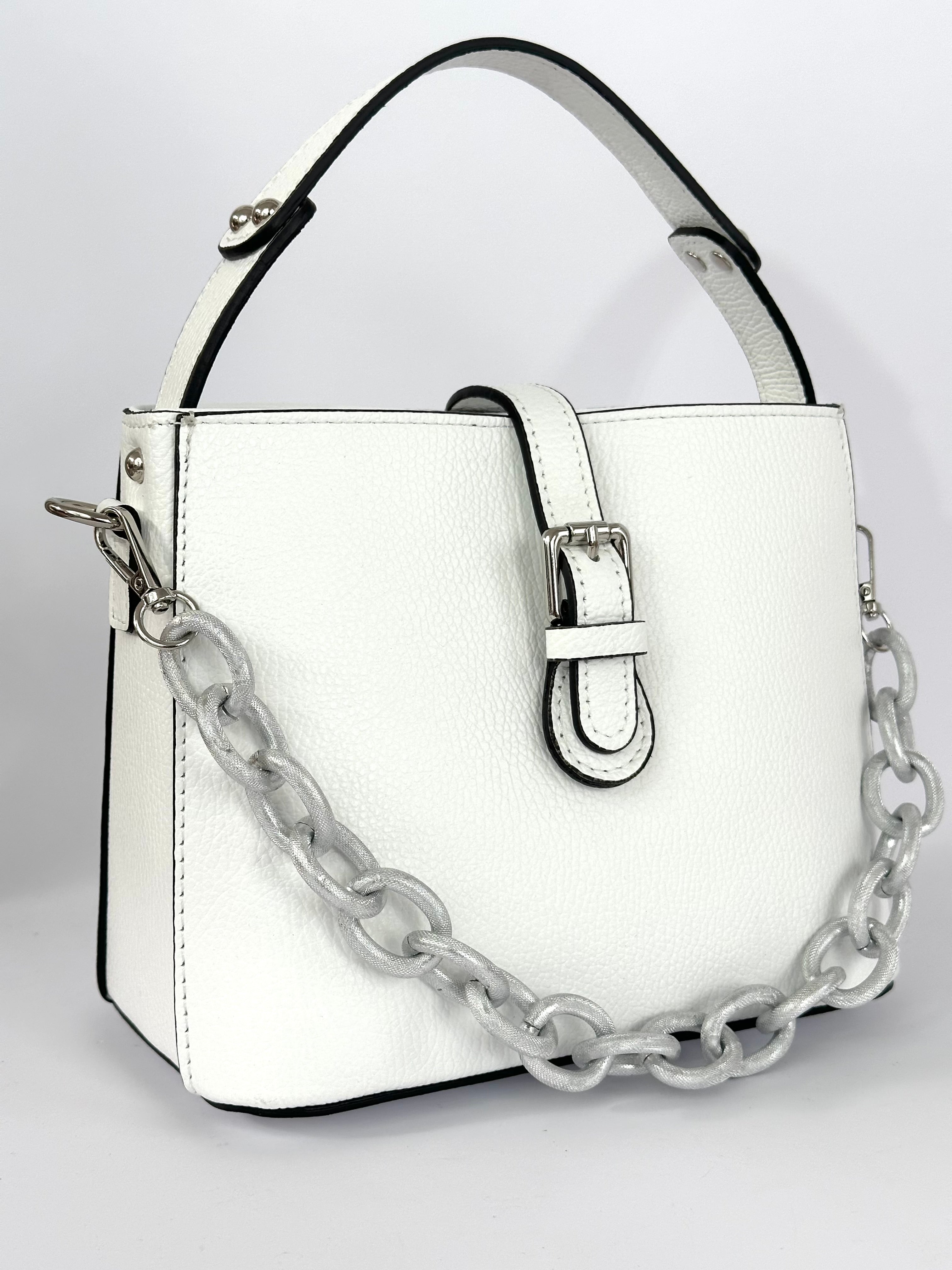 Collana e tracolla Beverly argento