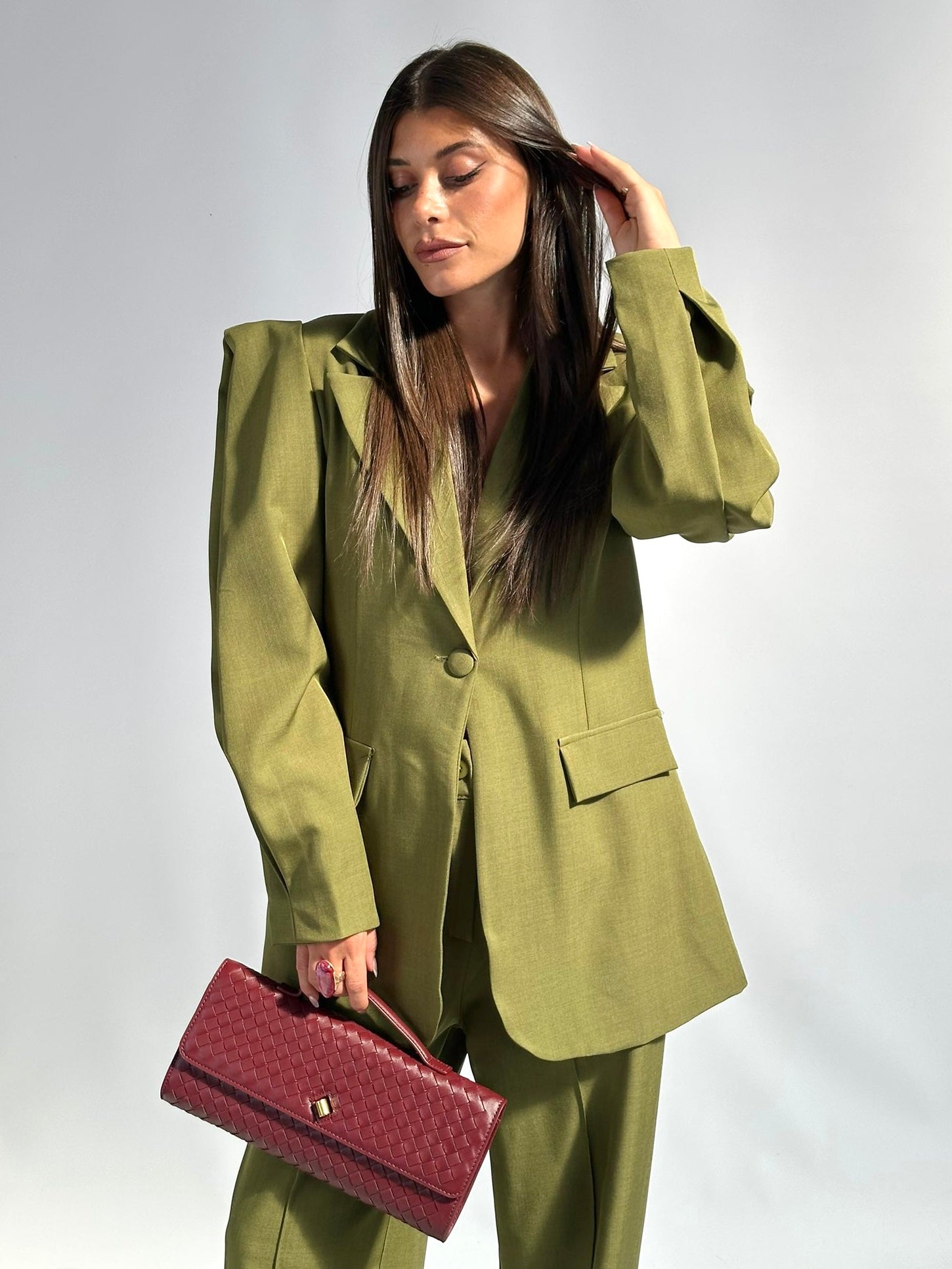 Completo anni 90 verde acido