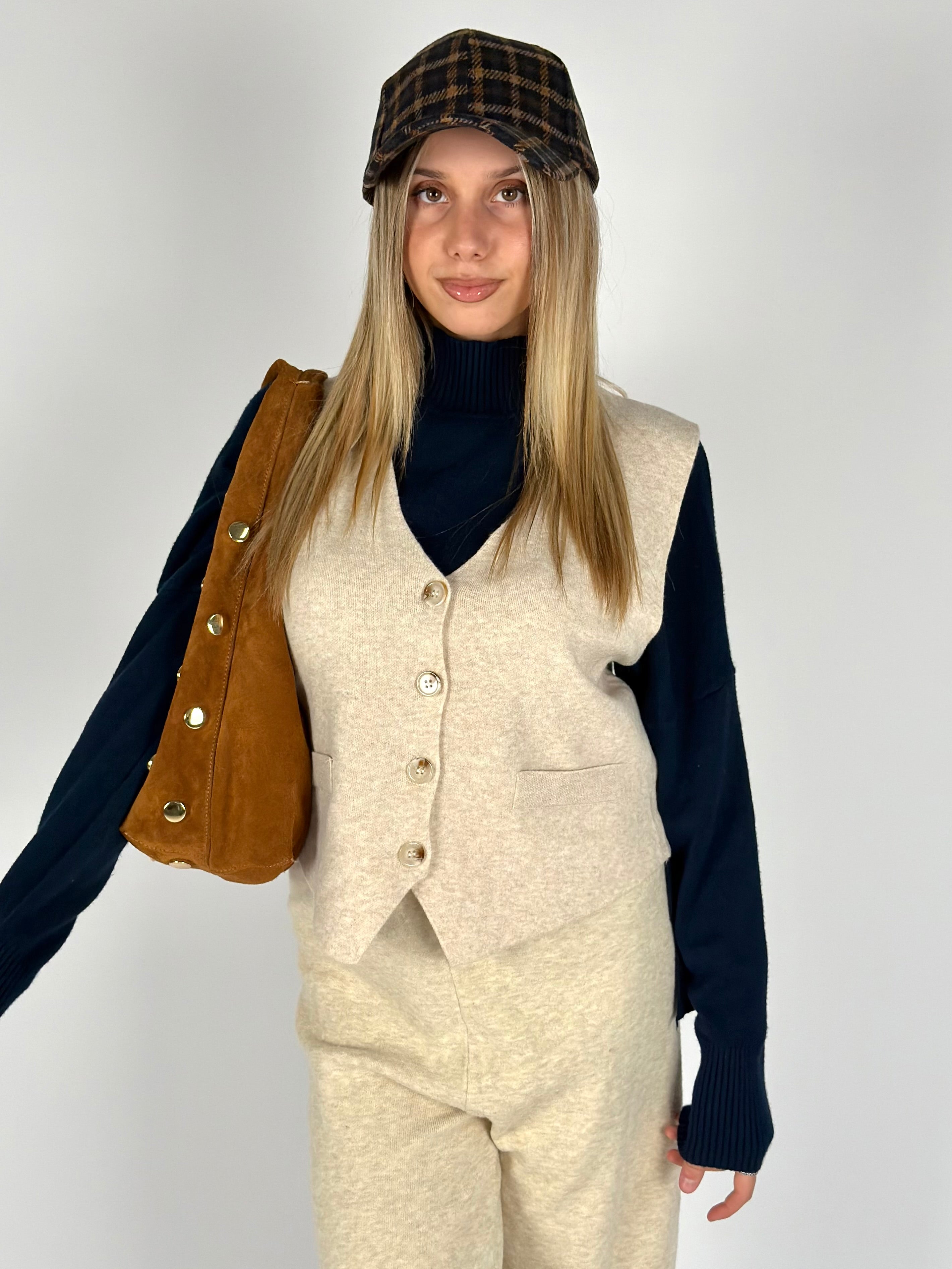 Gilet Aluna panna