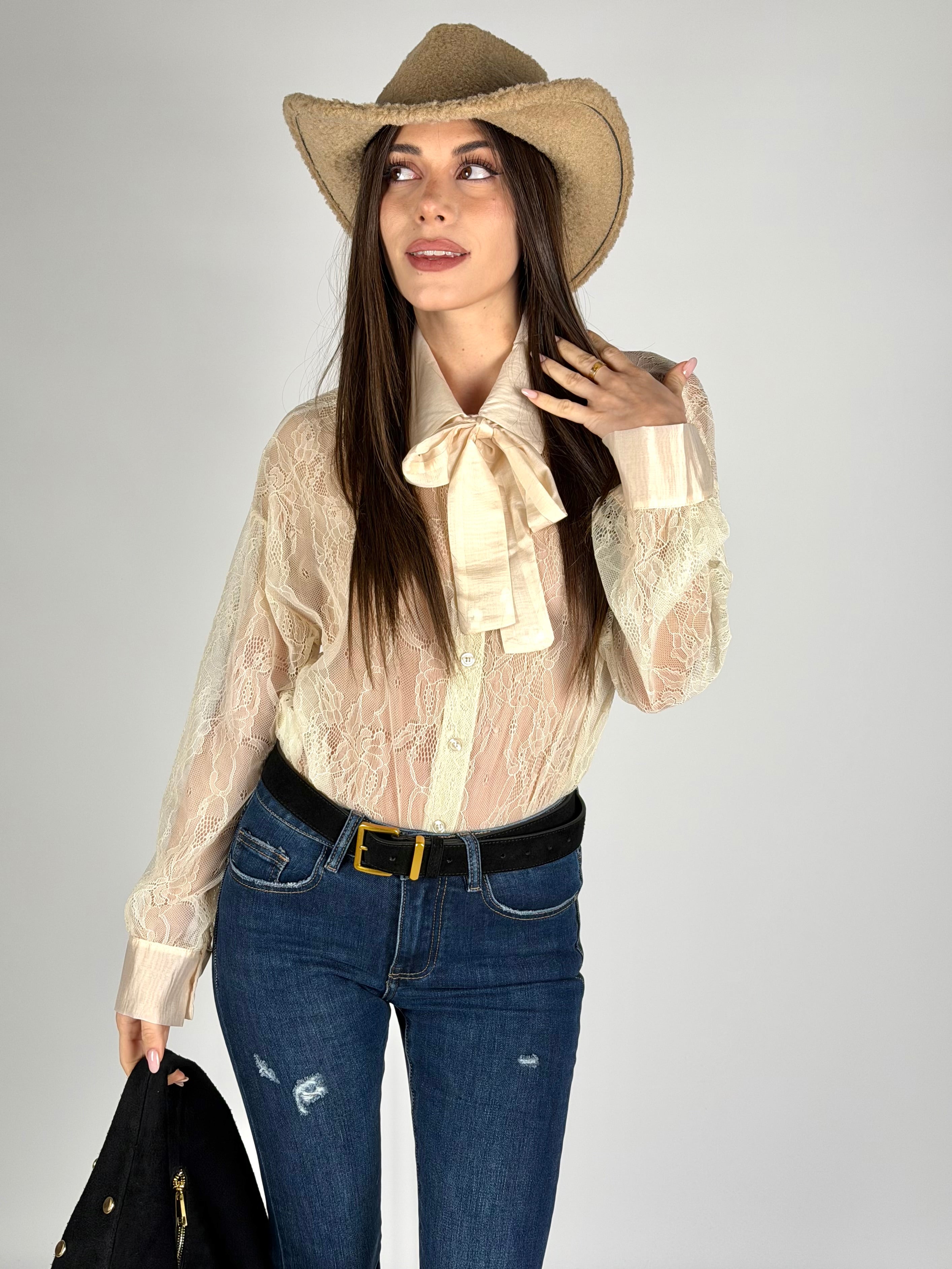 Camicia Mina beige