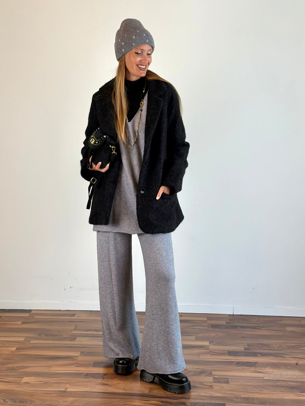 Cappotto Sheila nero