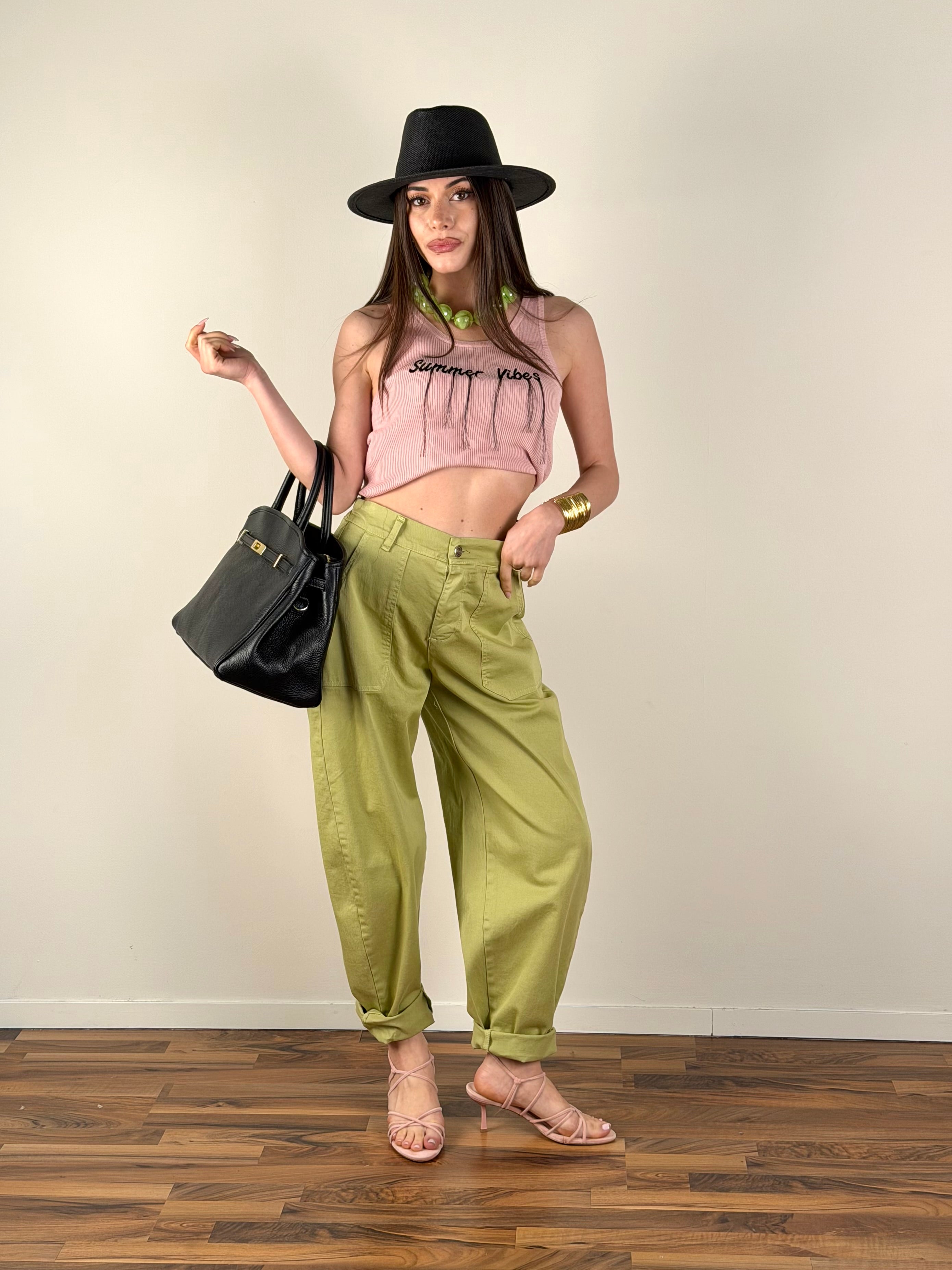 Pantalone Vibes verde