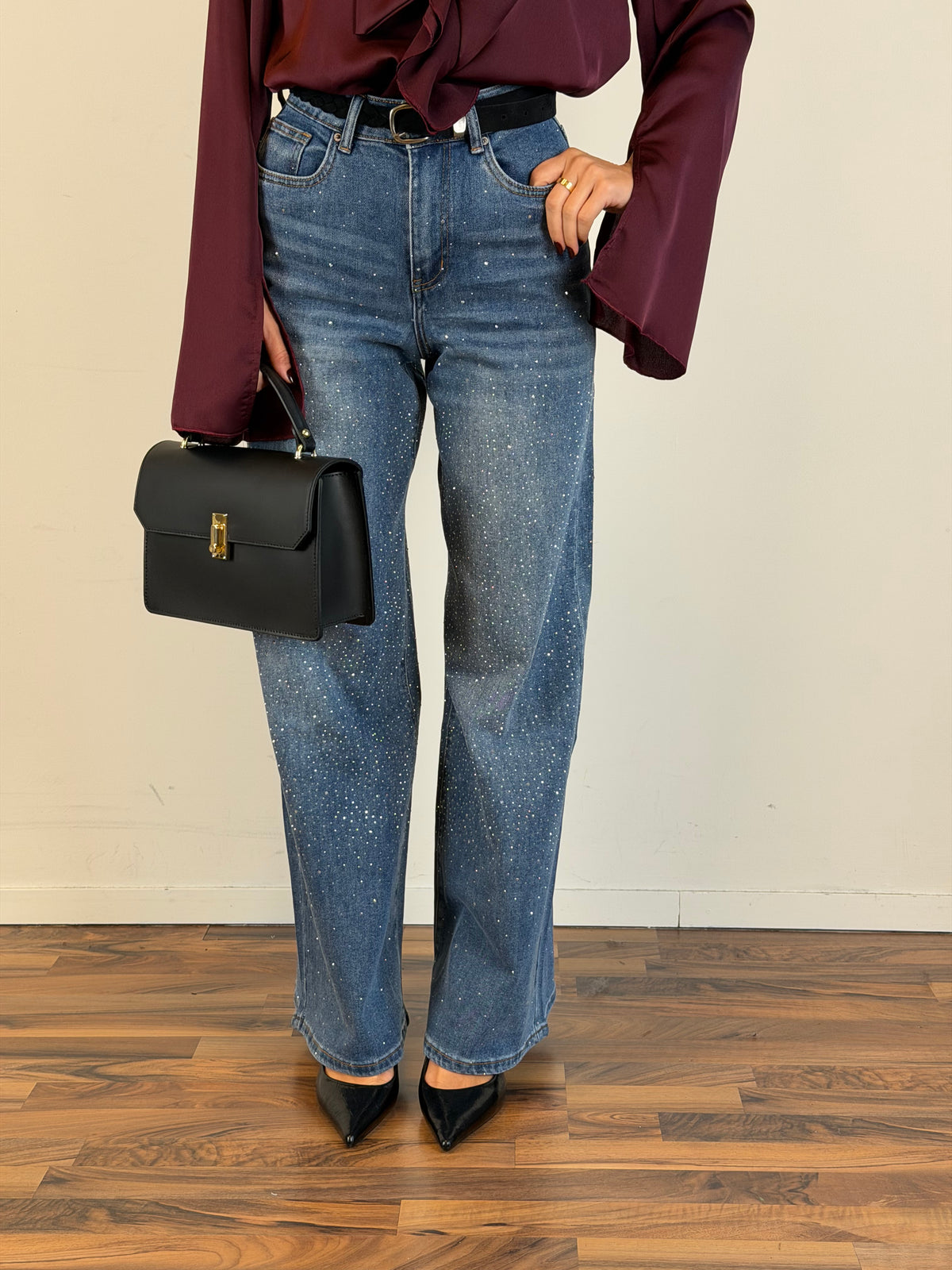 Jeans Flare blu