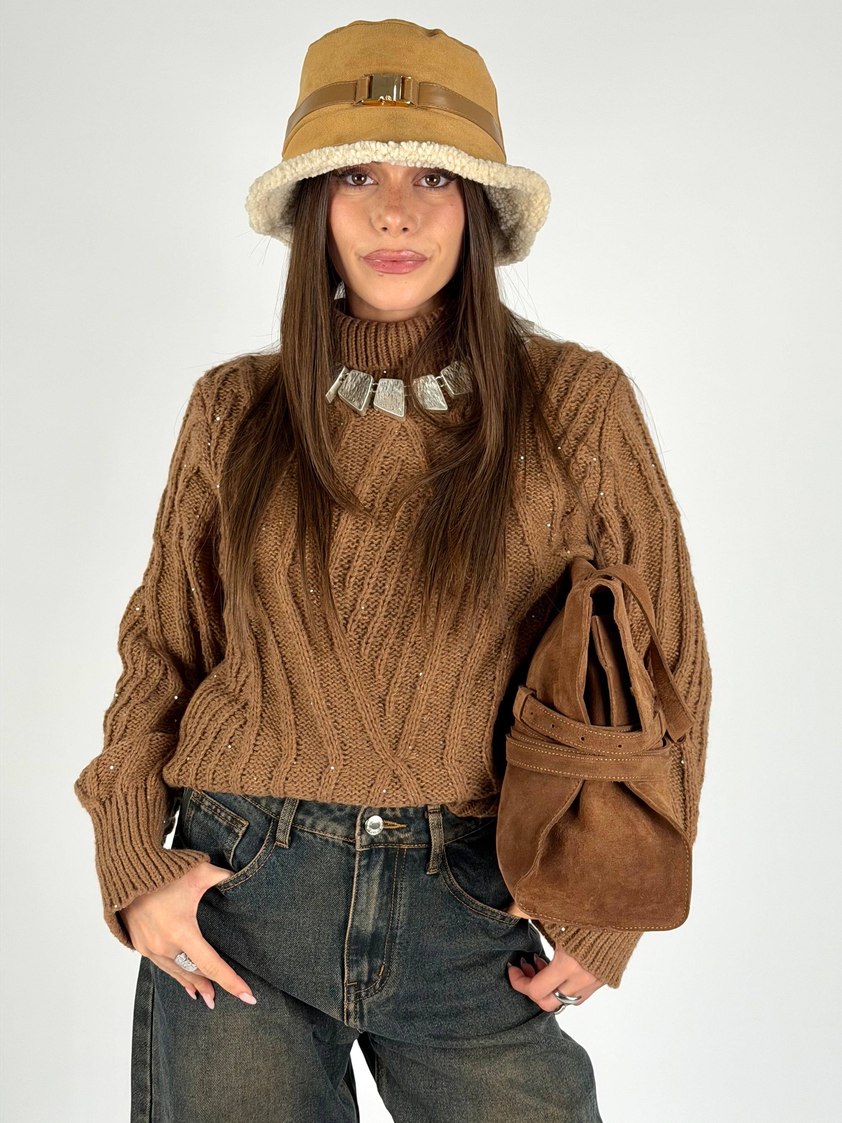 Maglia Praga tabacco