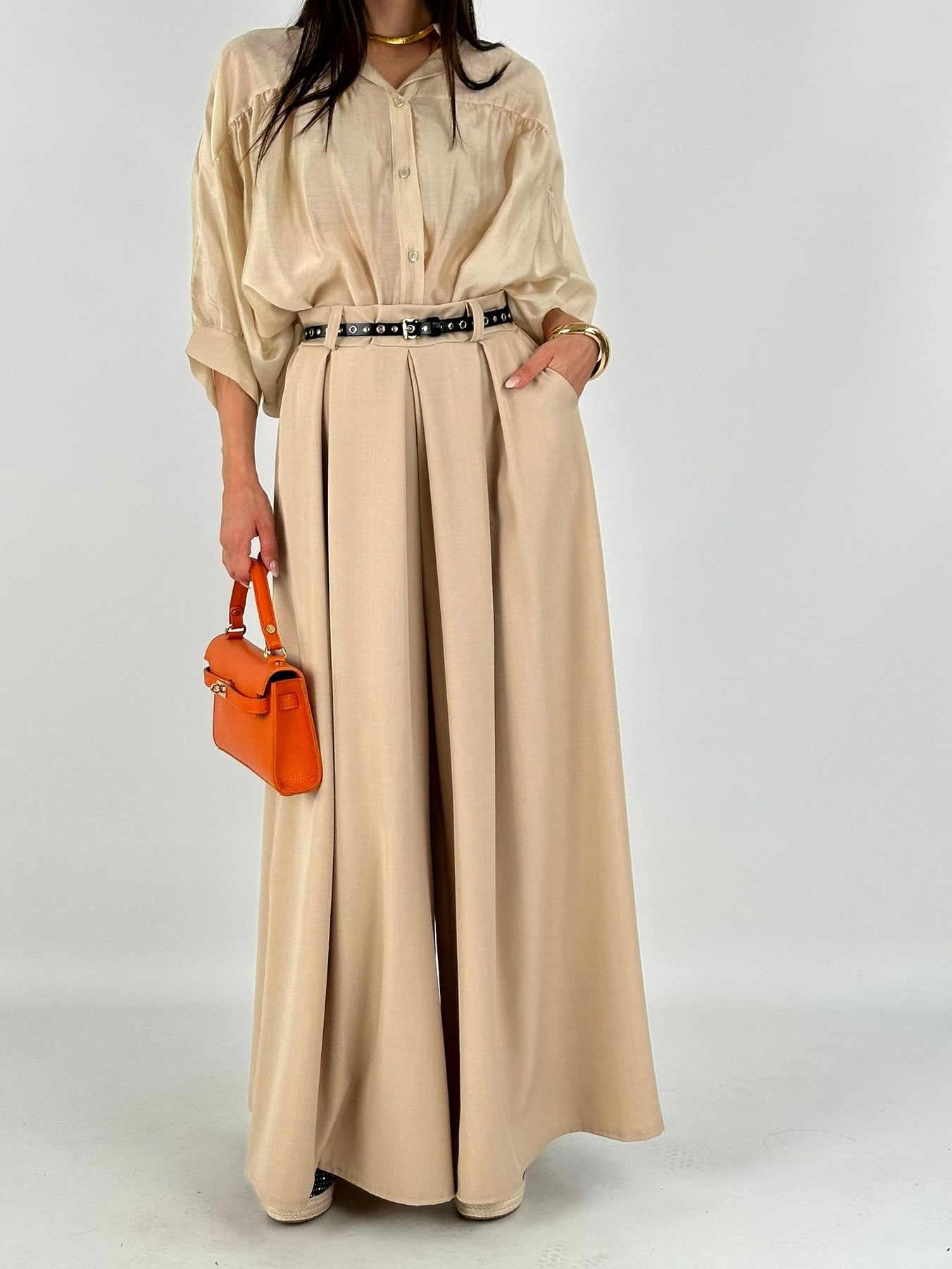 Pantalone Dorah beige