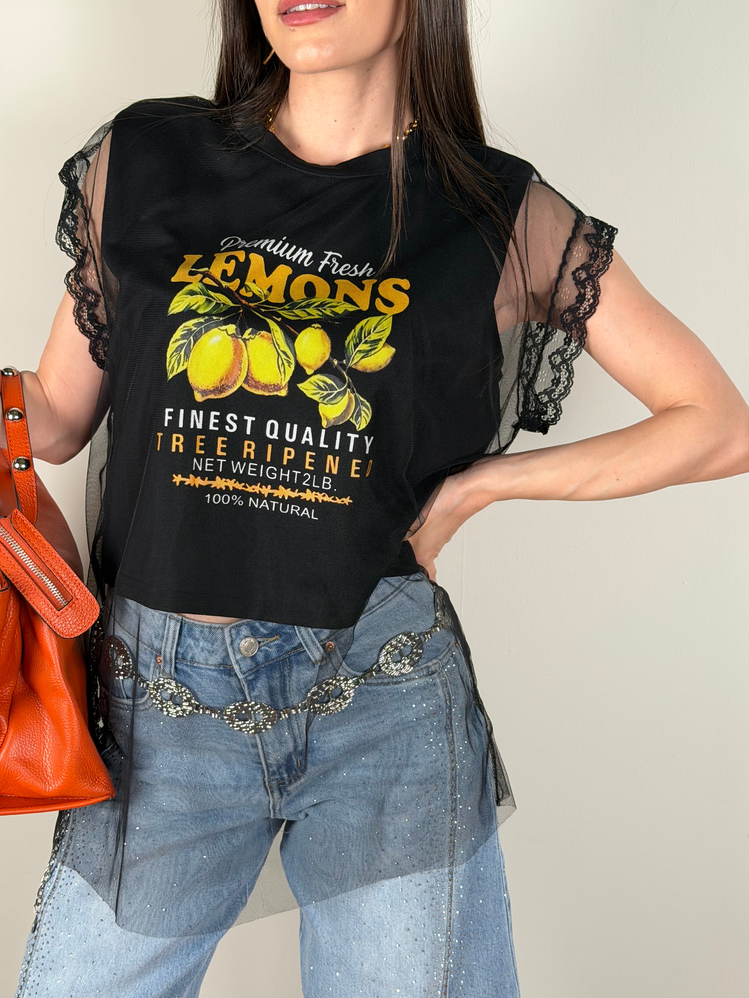 Maglia LEMON nera