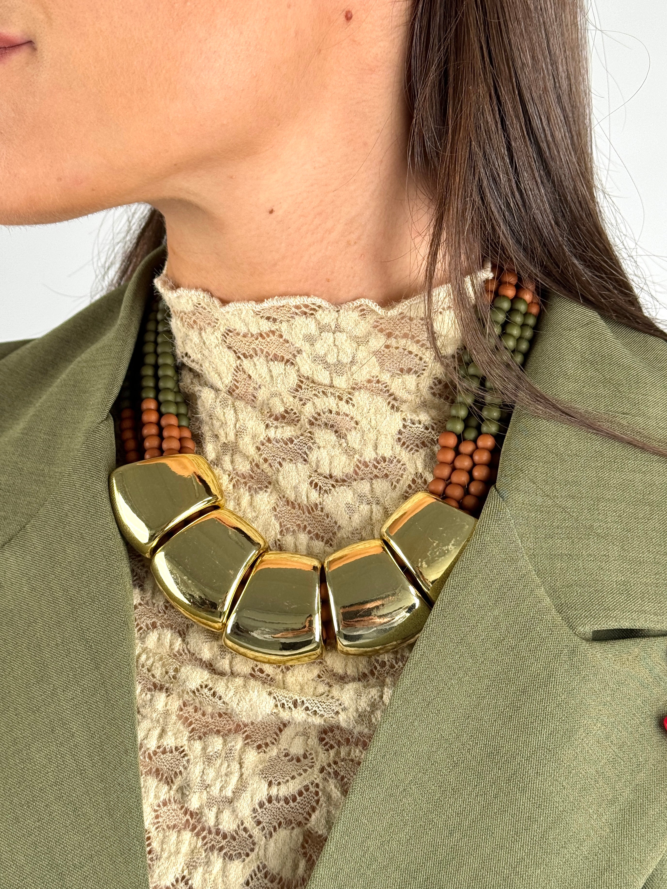 Collana sfere cocco - 2 colori