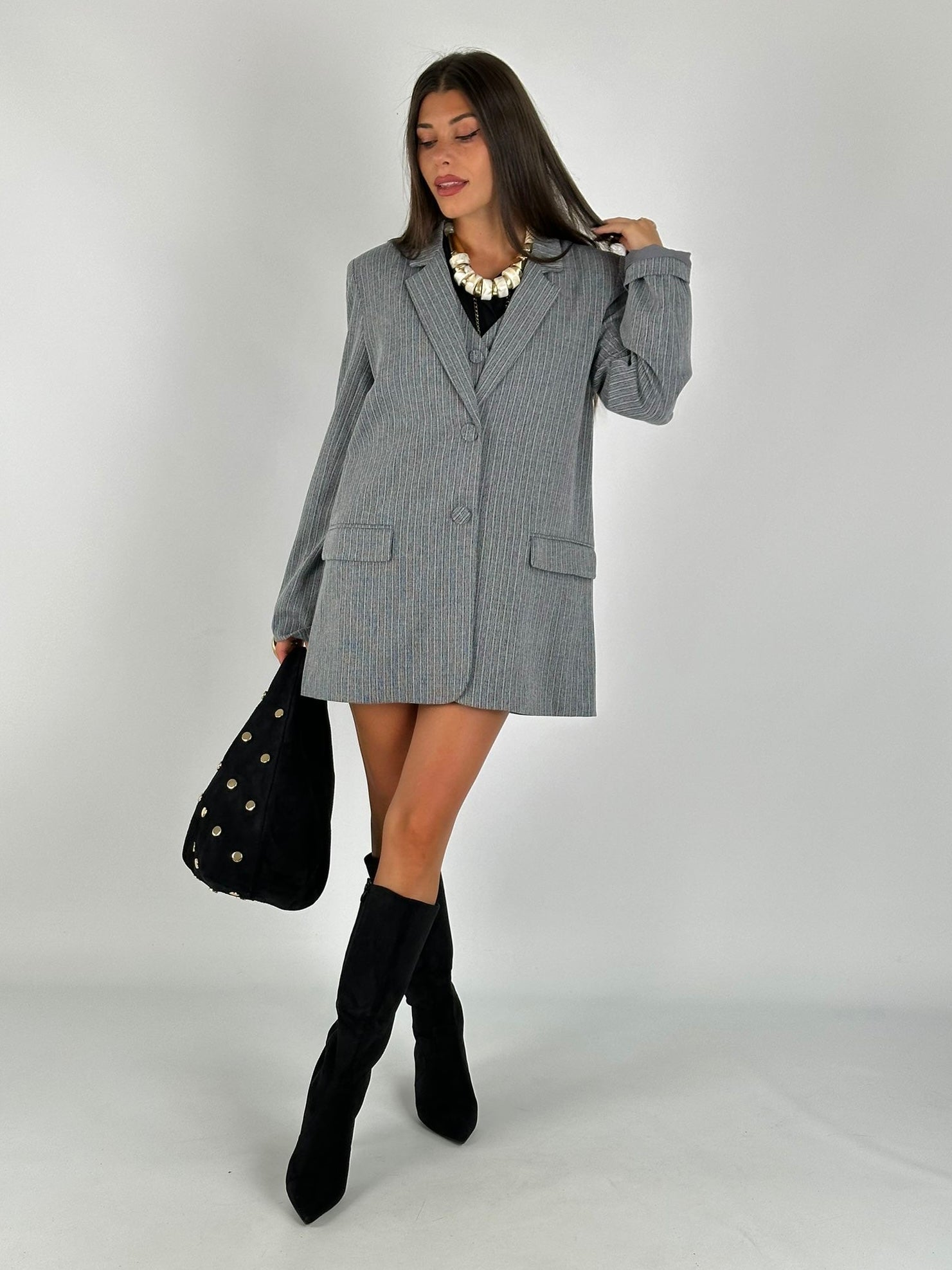 Giacca completo premium Vienna nero