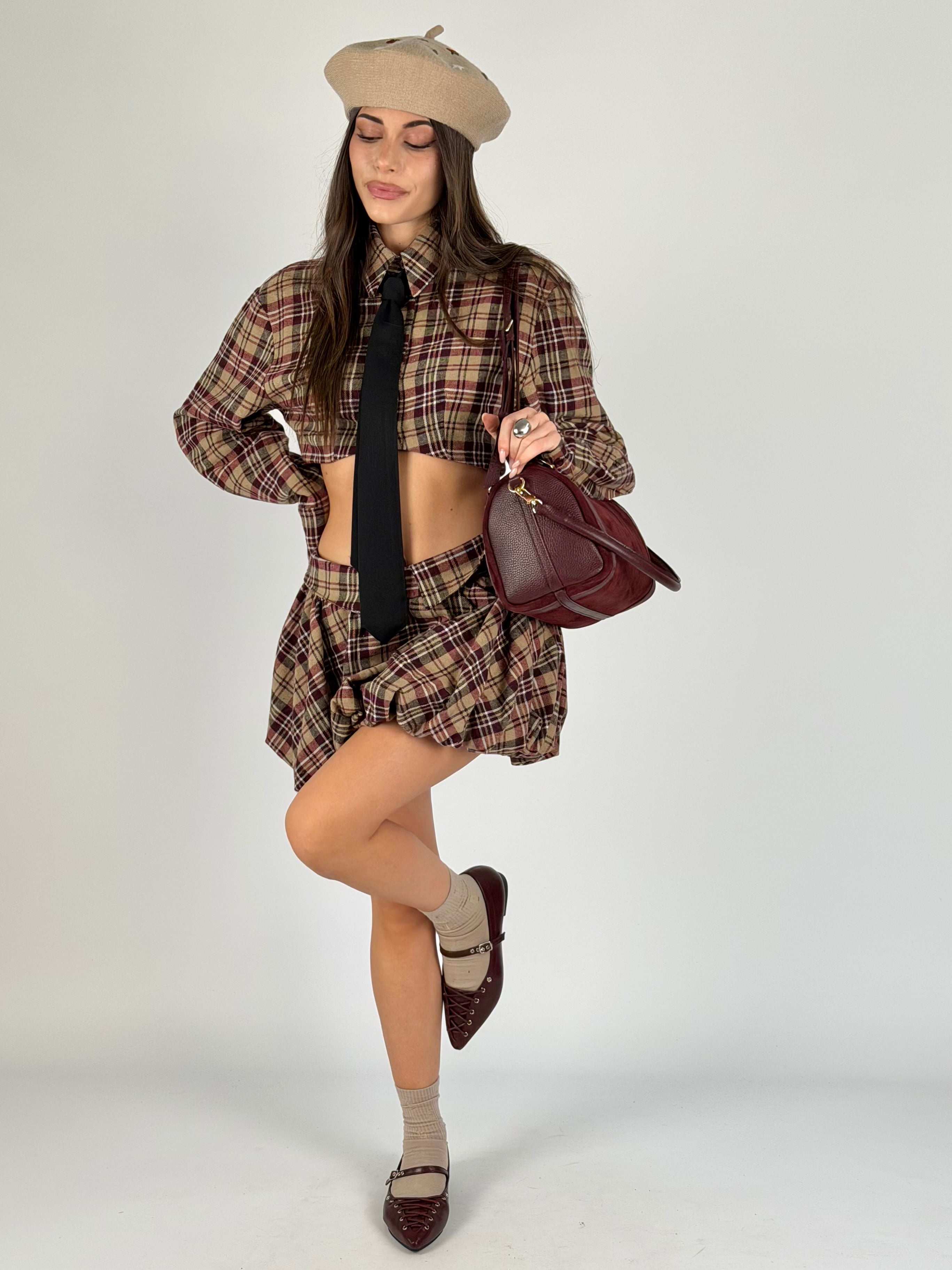 Camicia completo Celine bordeaux