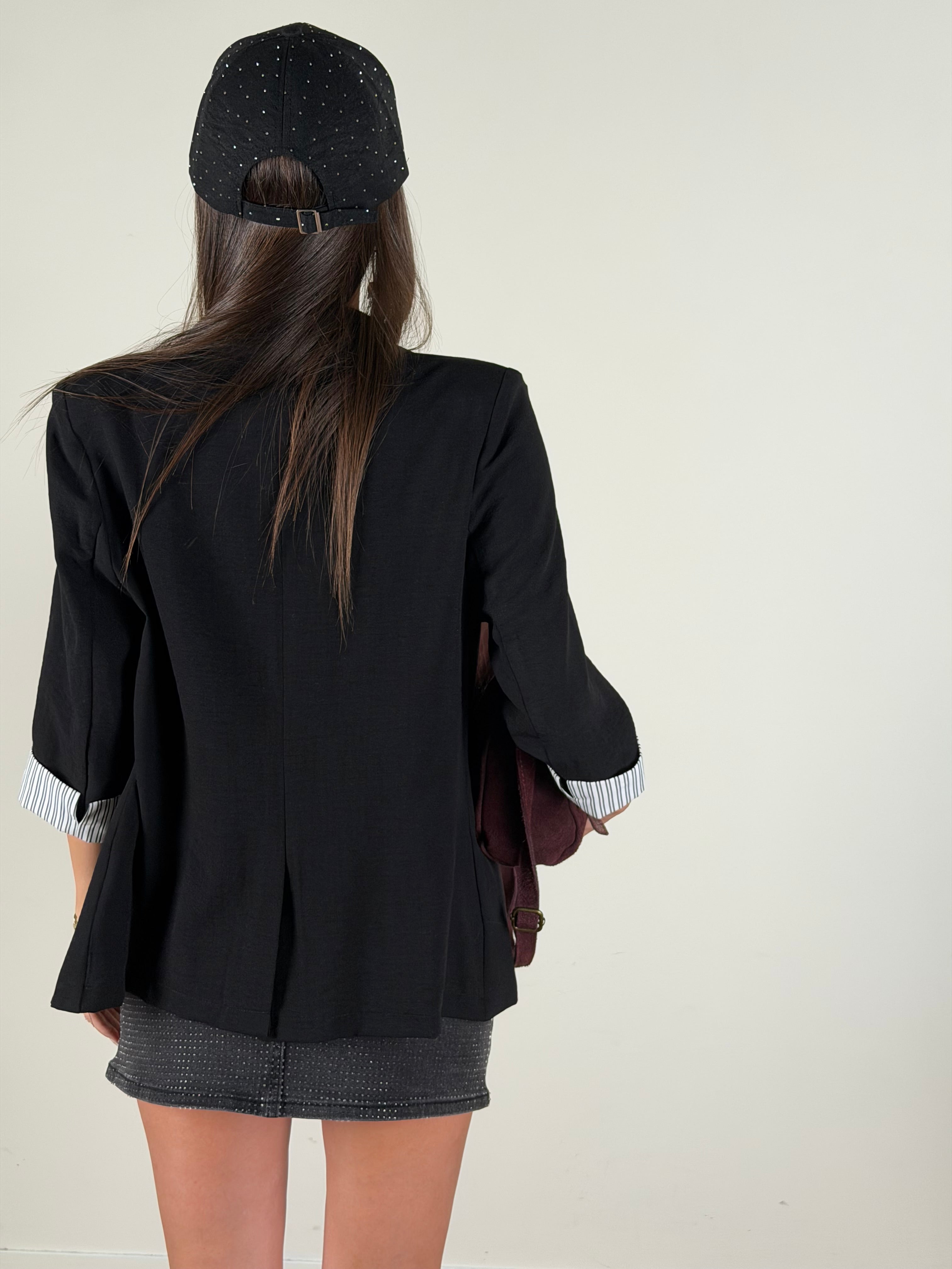 Giacca premium Cristallo nera