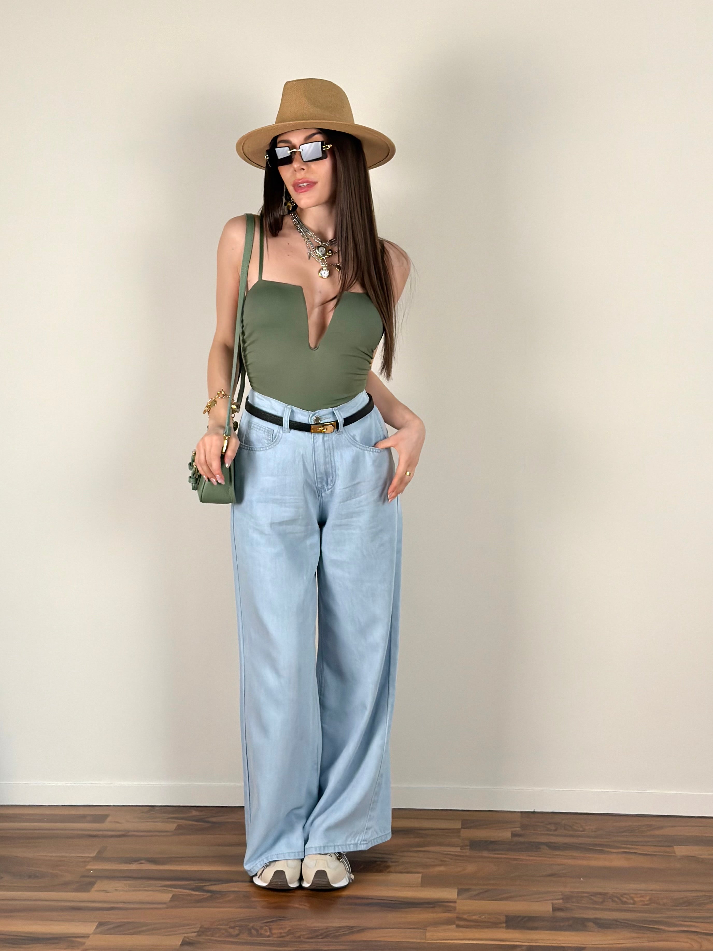 Body Rose verde