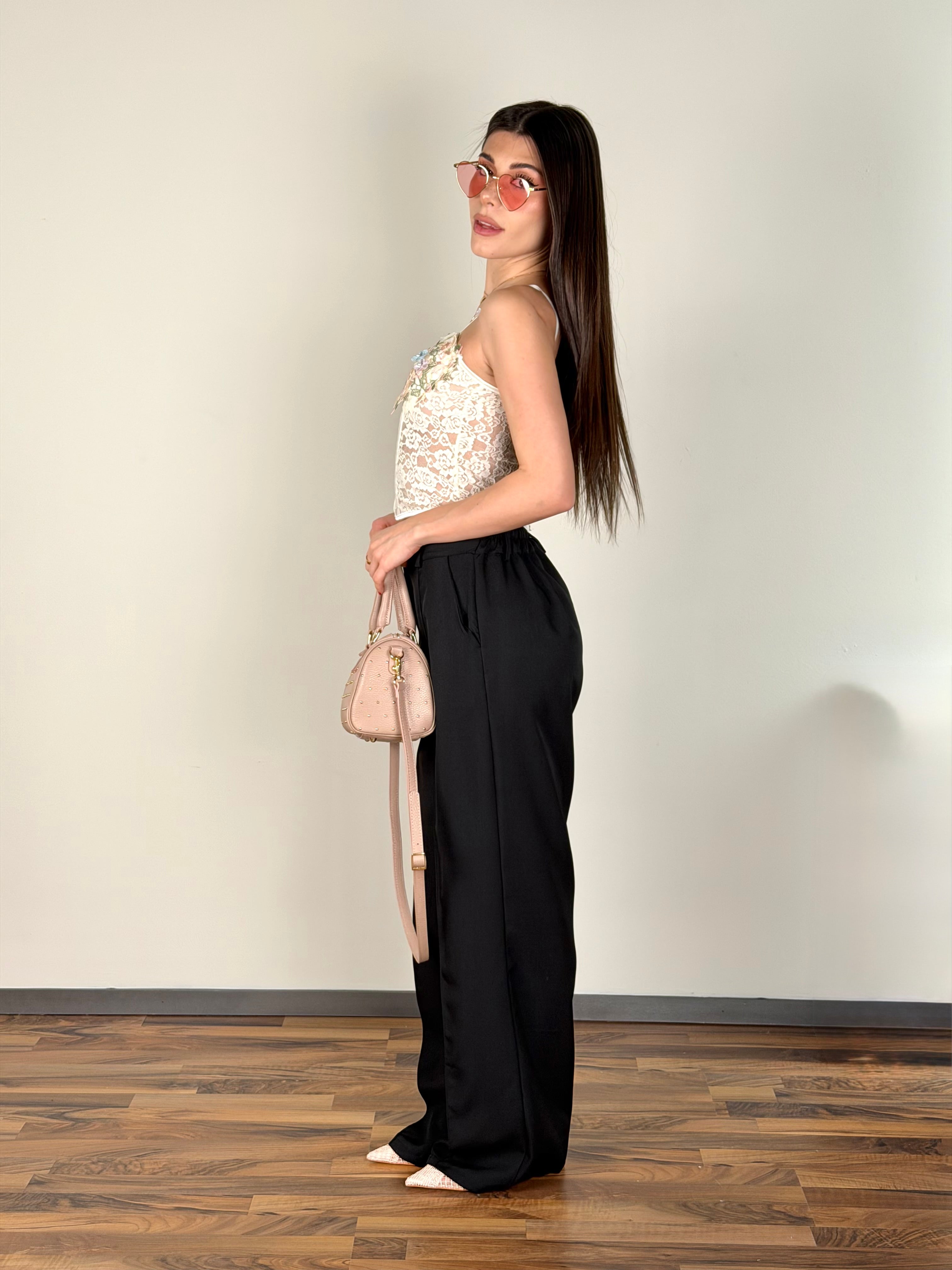 Corpetto flowers beige