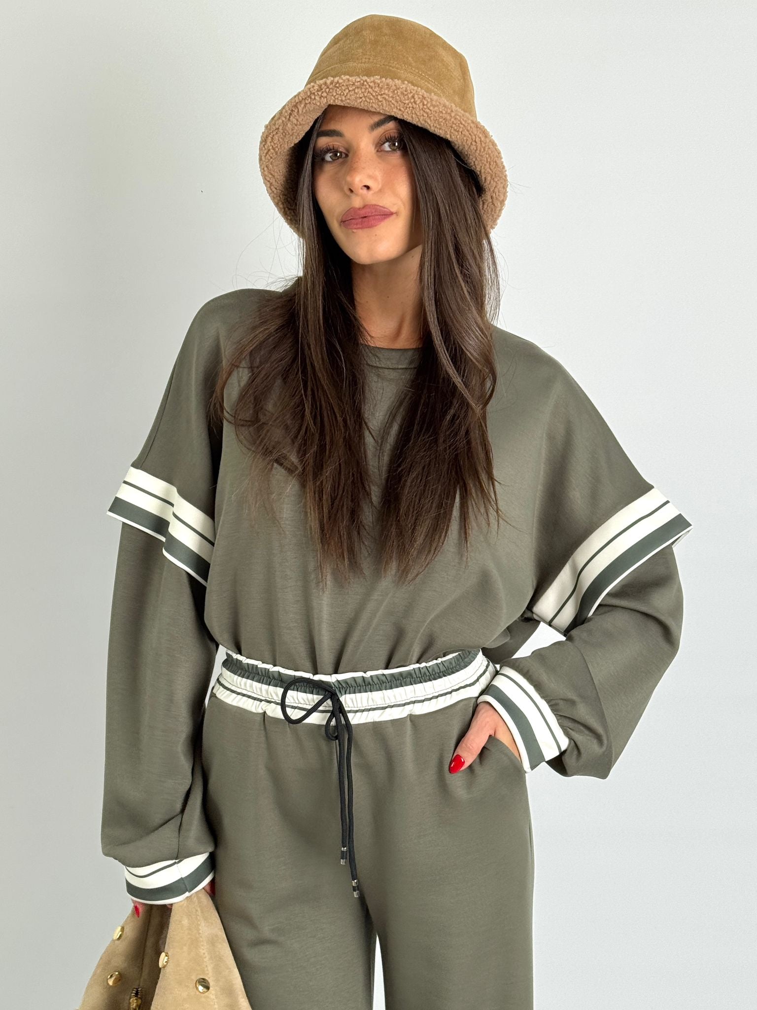 Tuta sportiva Olga verde