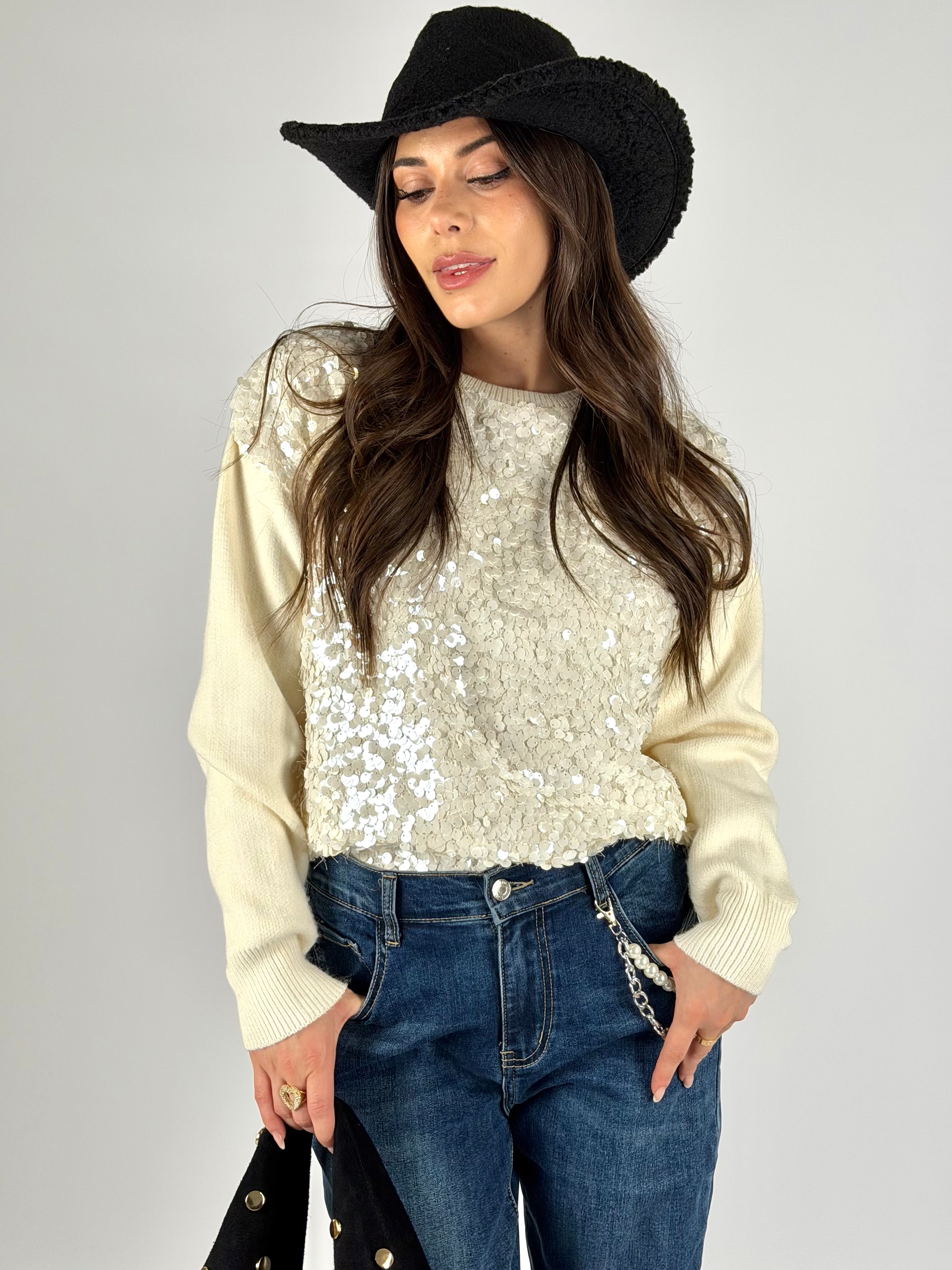 Maglia Paradiso panna