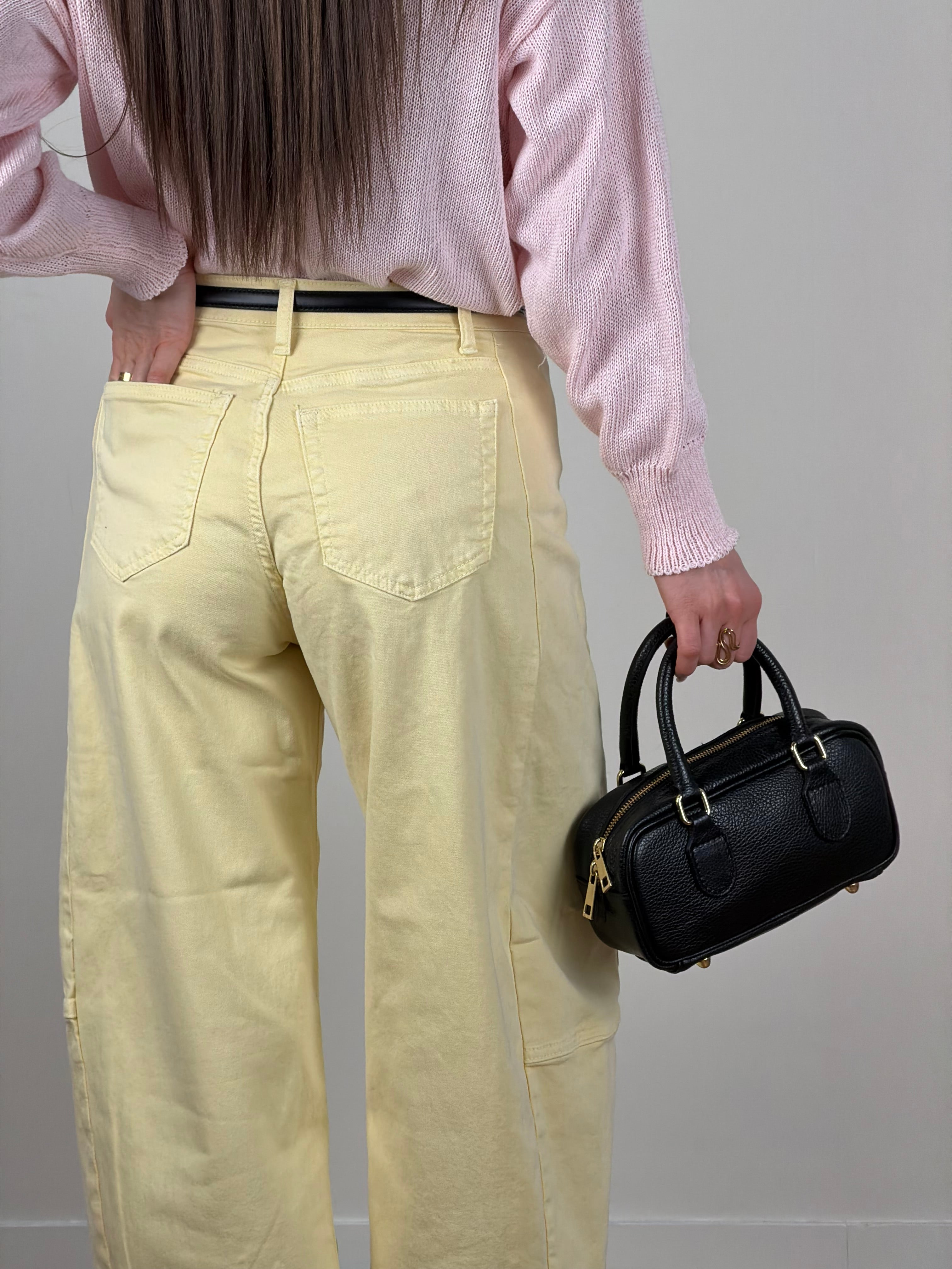 Jeans balloon colors giallo