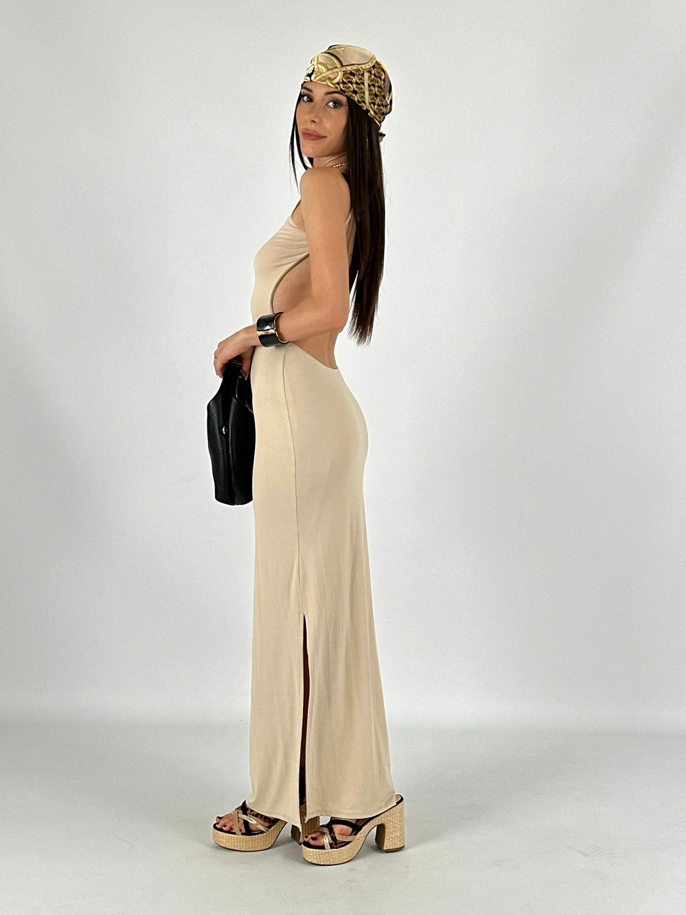 Abito triangle beige