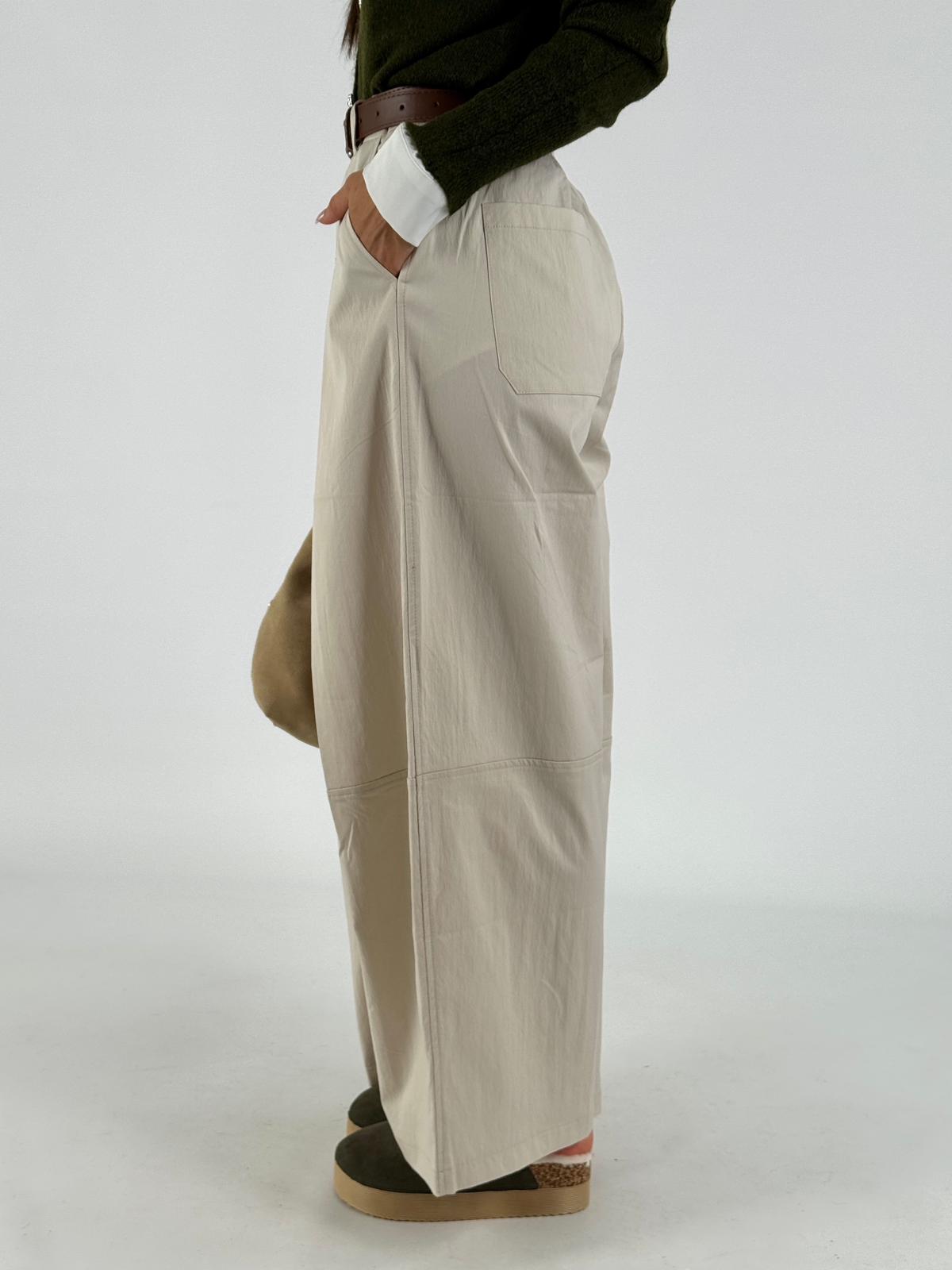 Pantalone Balloon Lisa beige