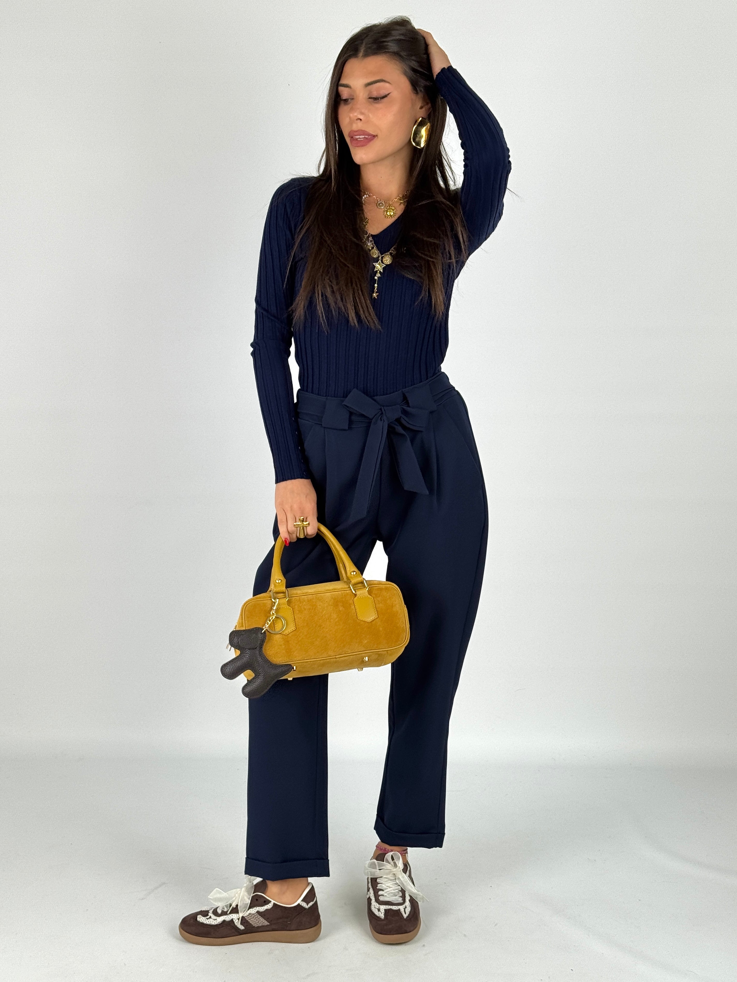 Pantalone completo Amira blu notte