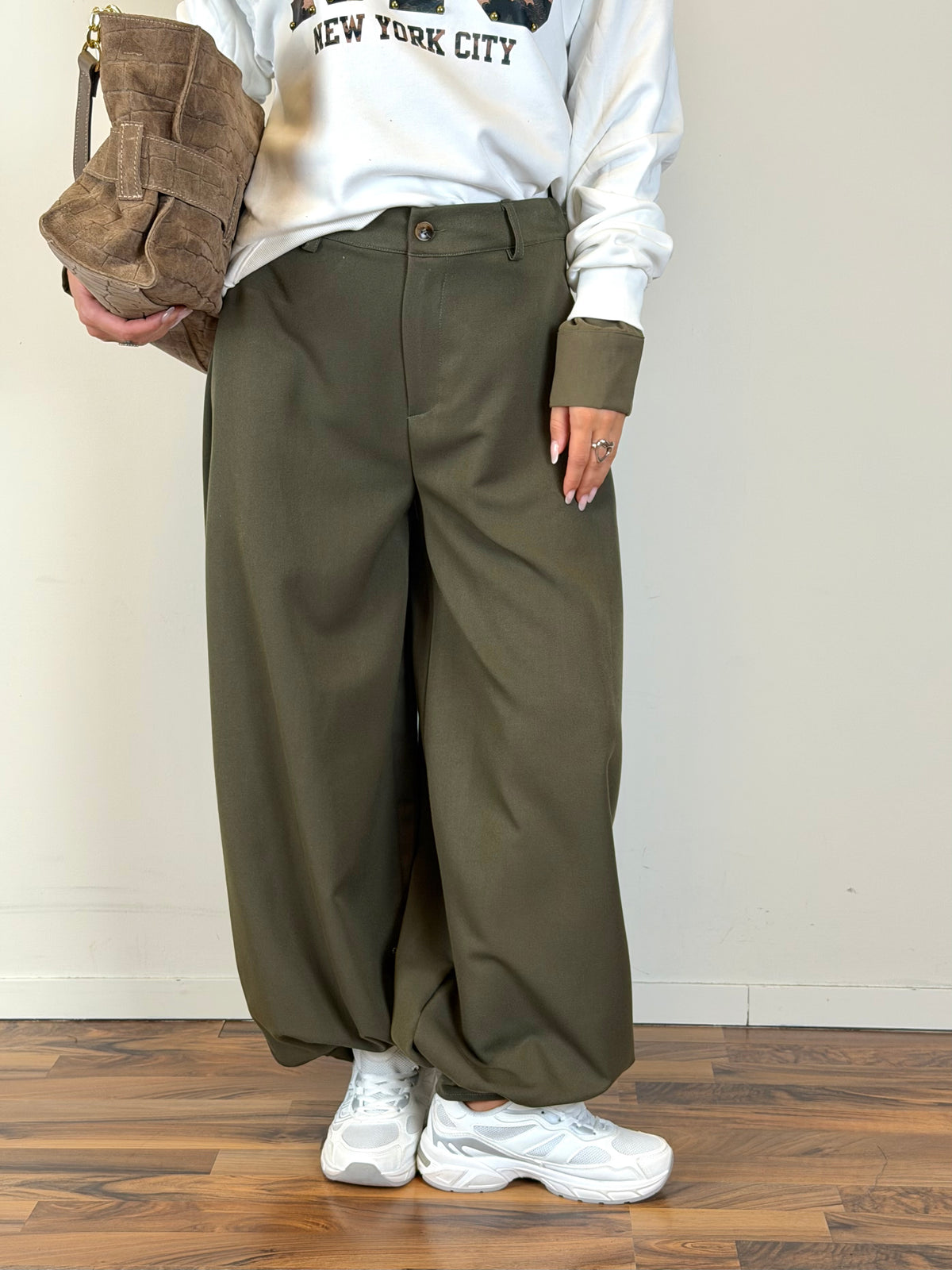 Pantalone City verde