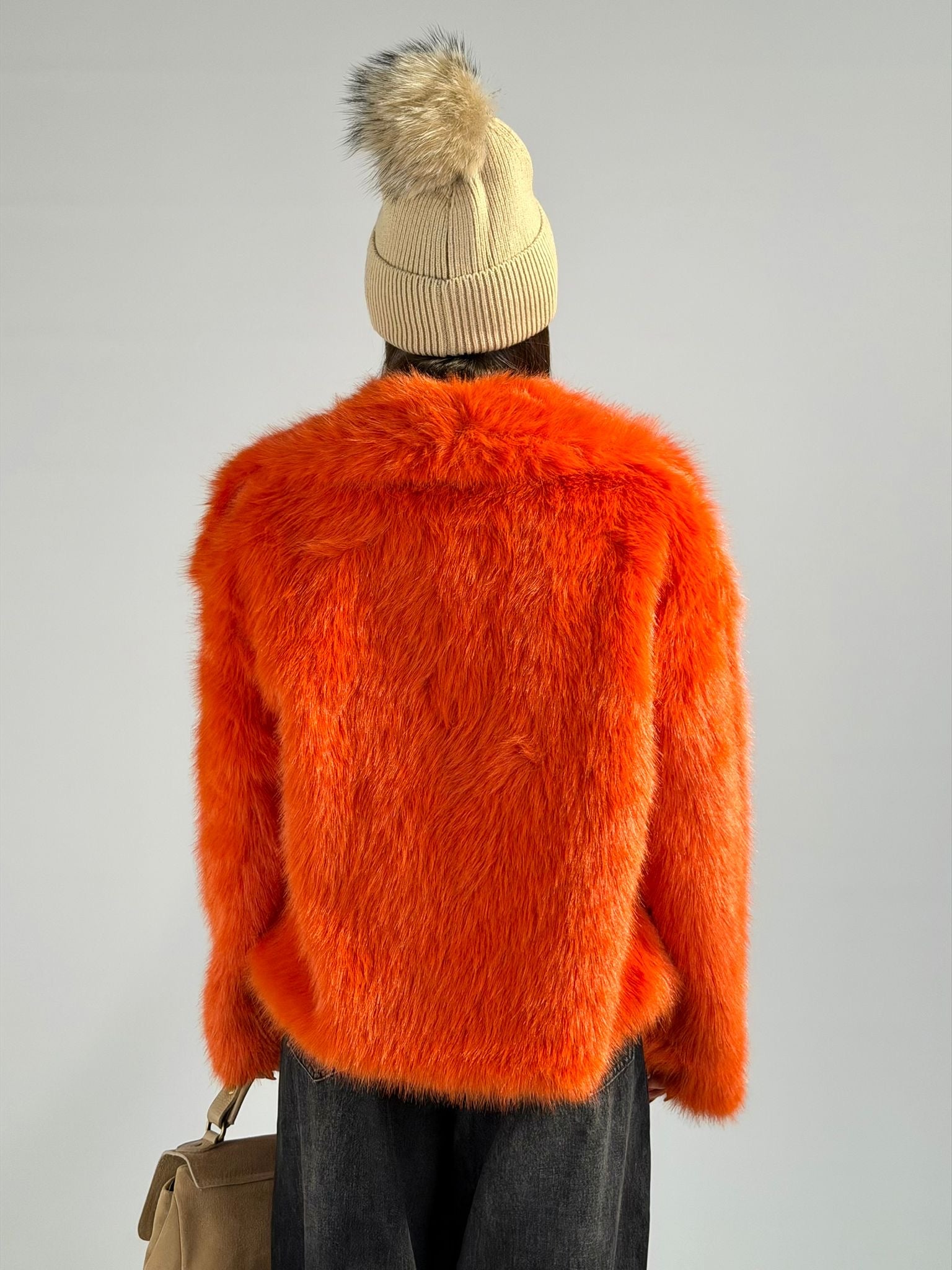 Pelliccia Gemma arancio