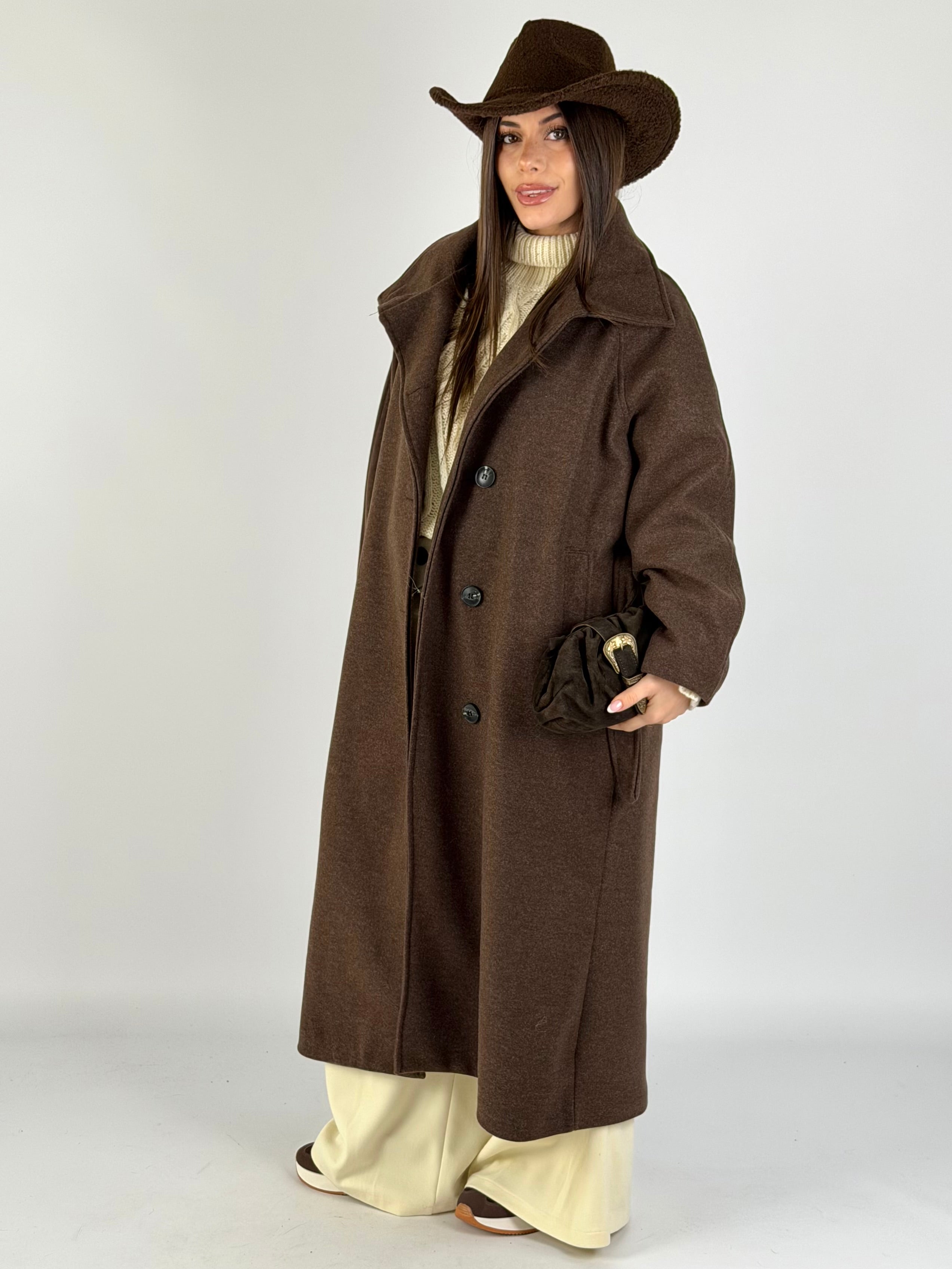 Cappotto Office moro