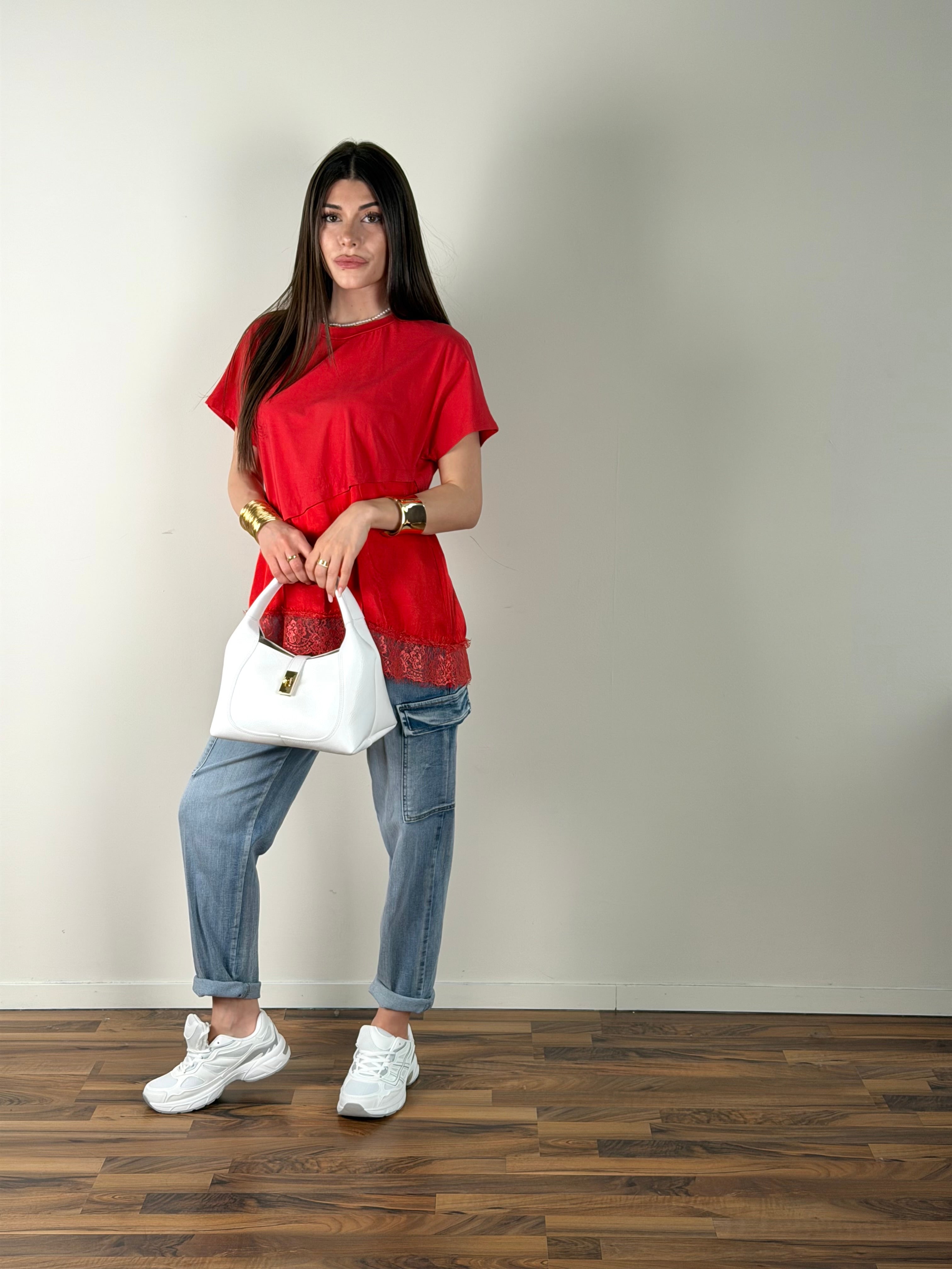 Maglia Bonnie corallo