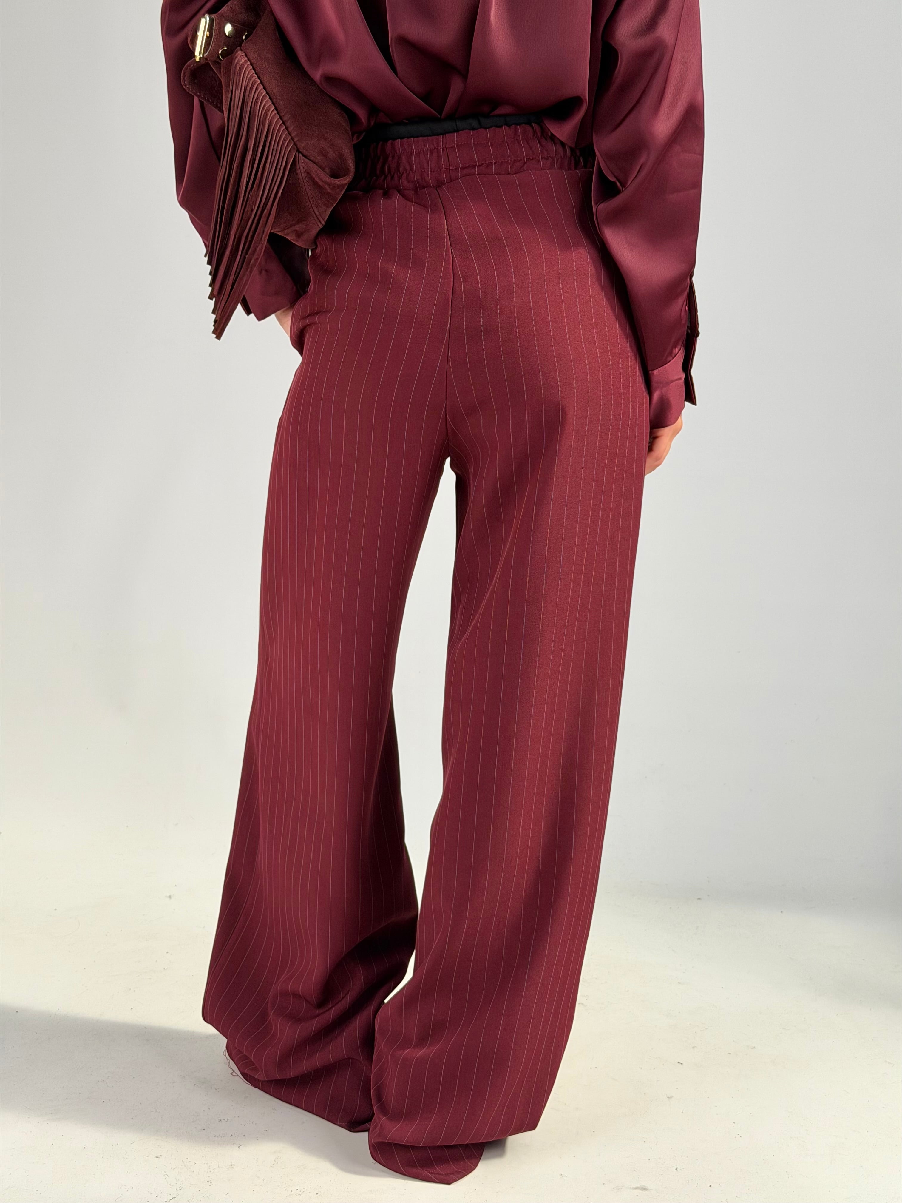 Pantalone completo Gloria bordeaux