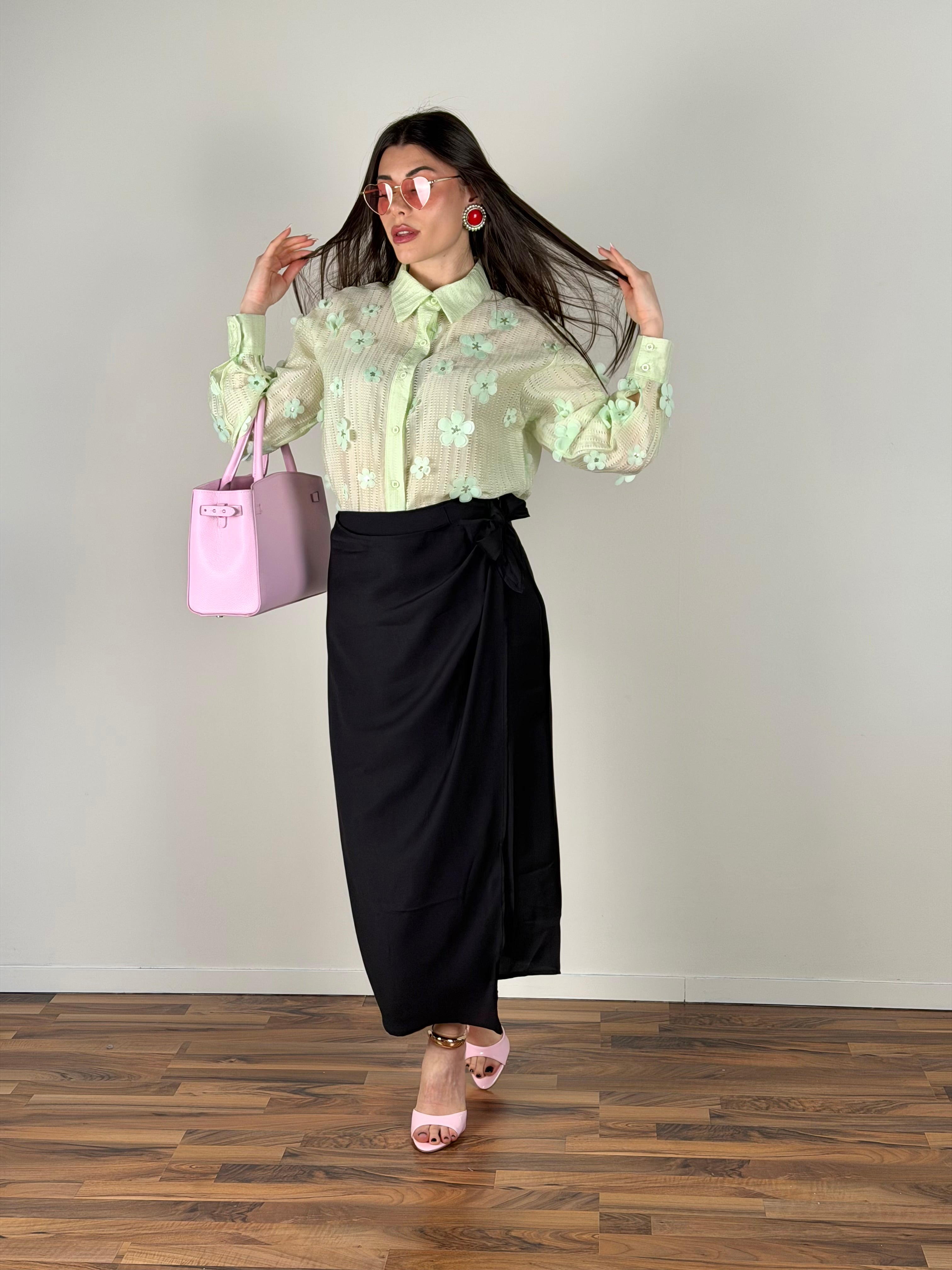 Camicia Lulù verde