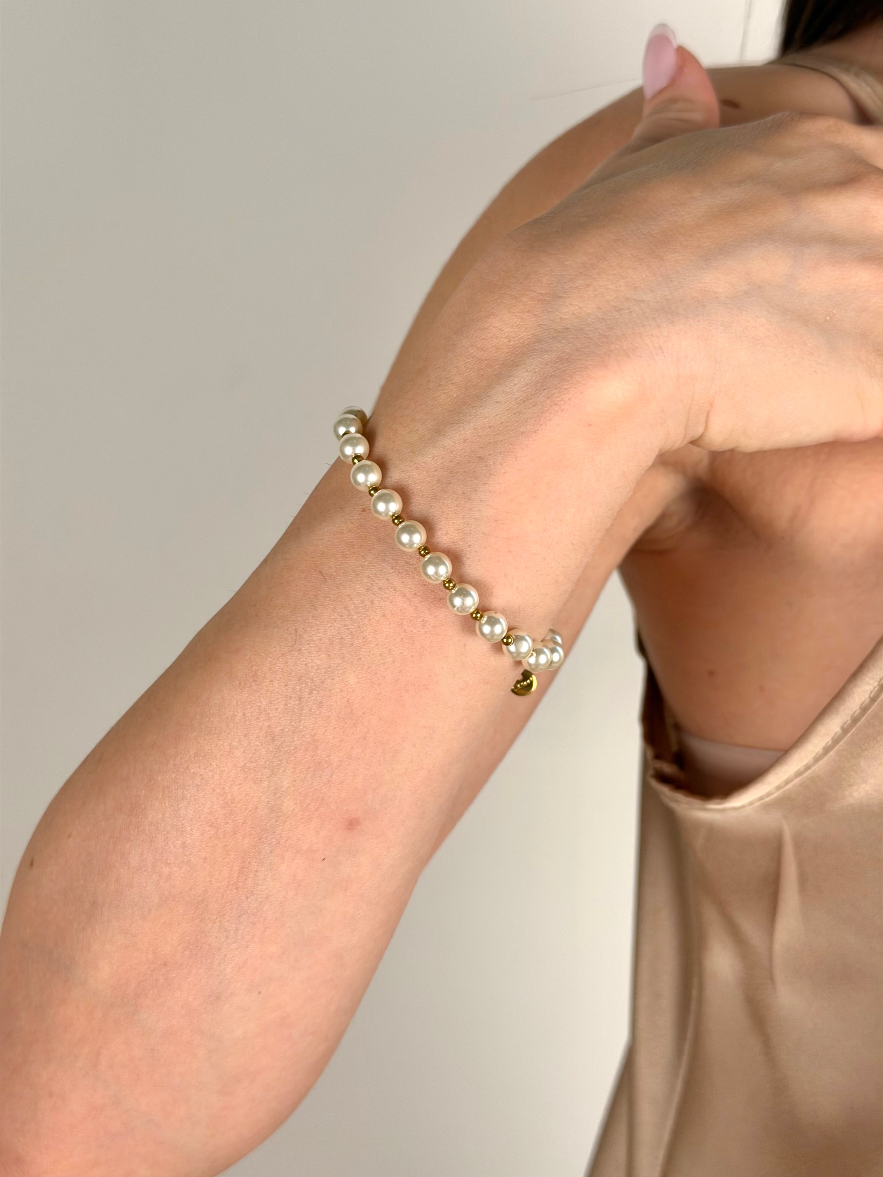 Bracciale filo di perla - collezione perla