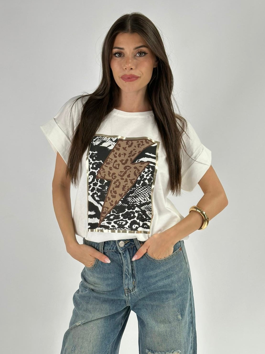 T-shirt premium 100% cotone saetta