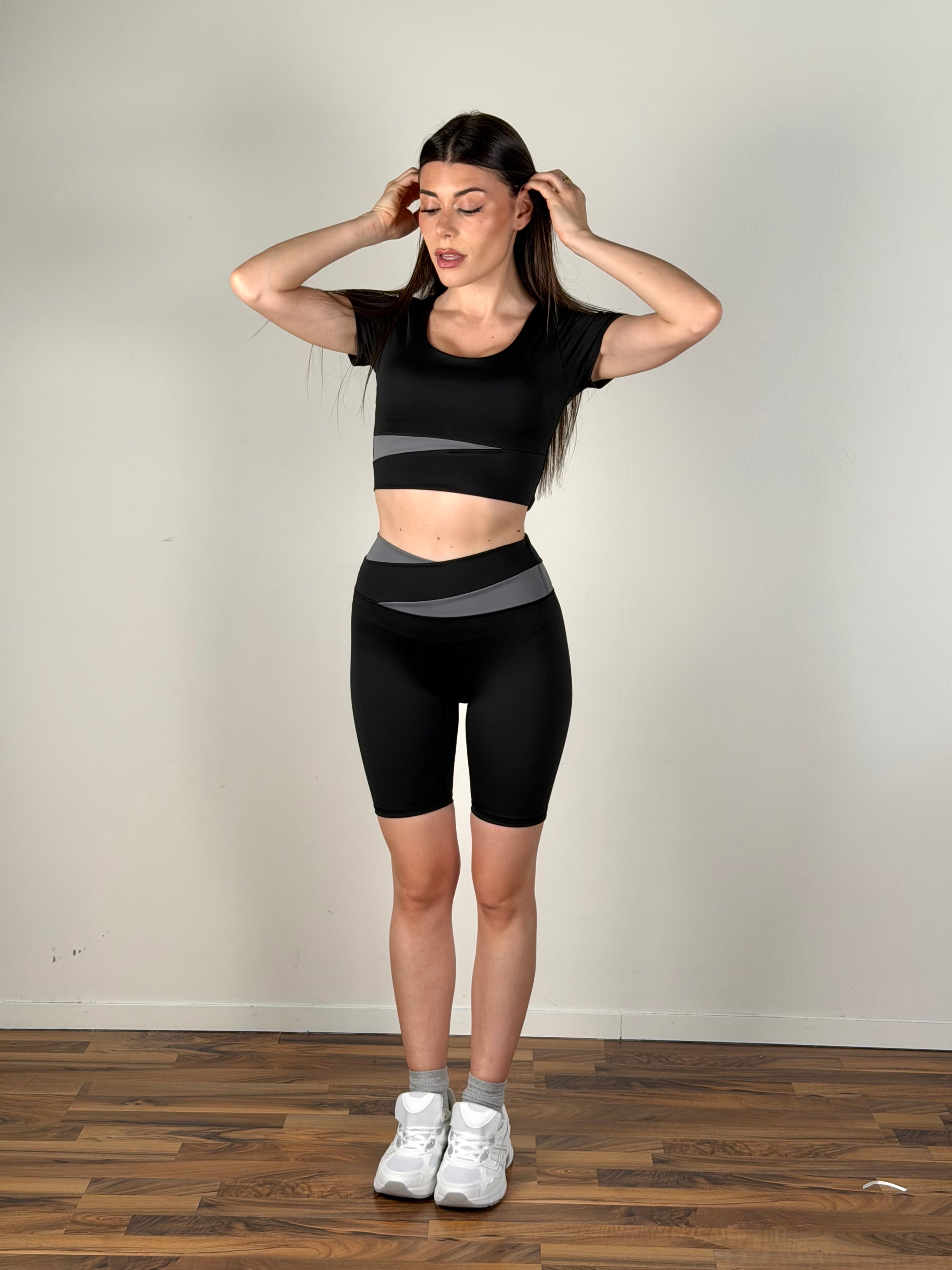 Top Set sportivo Glow nero