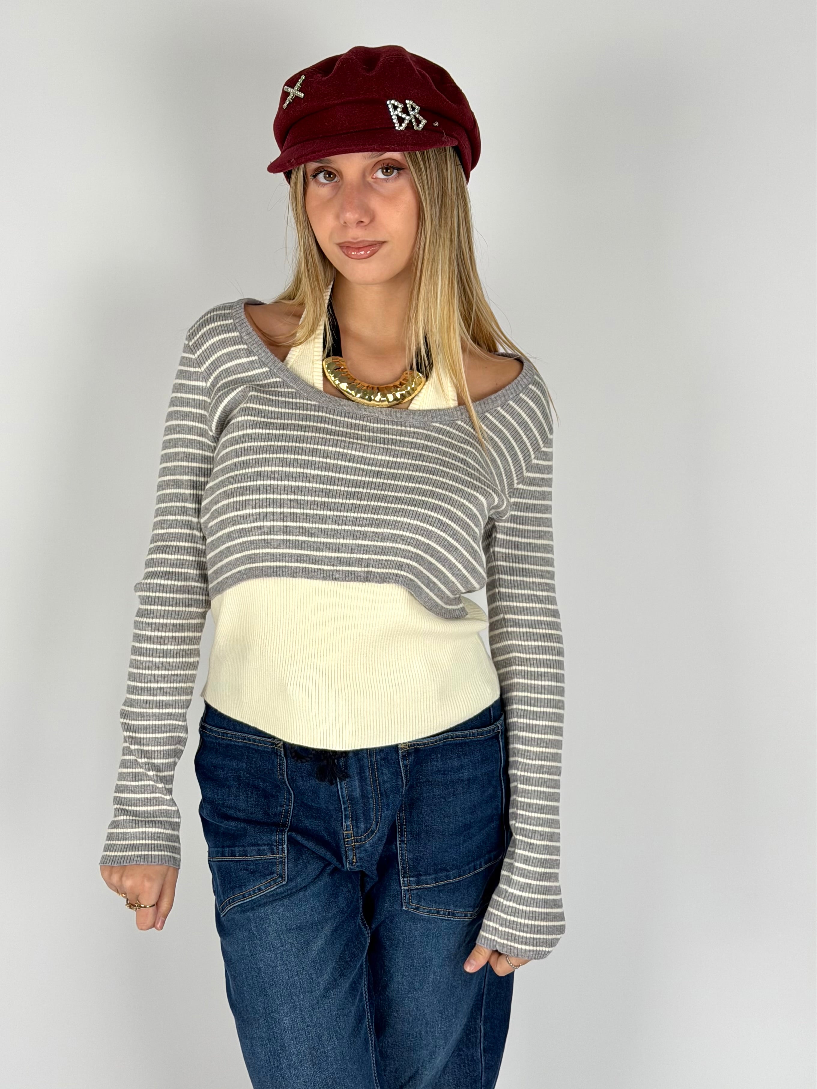 Maglia everyday grigia