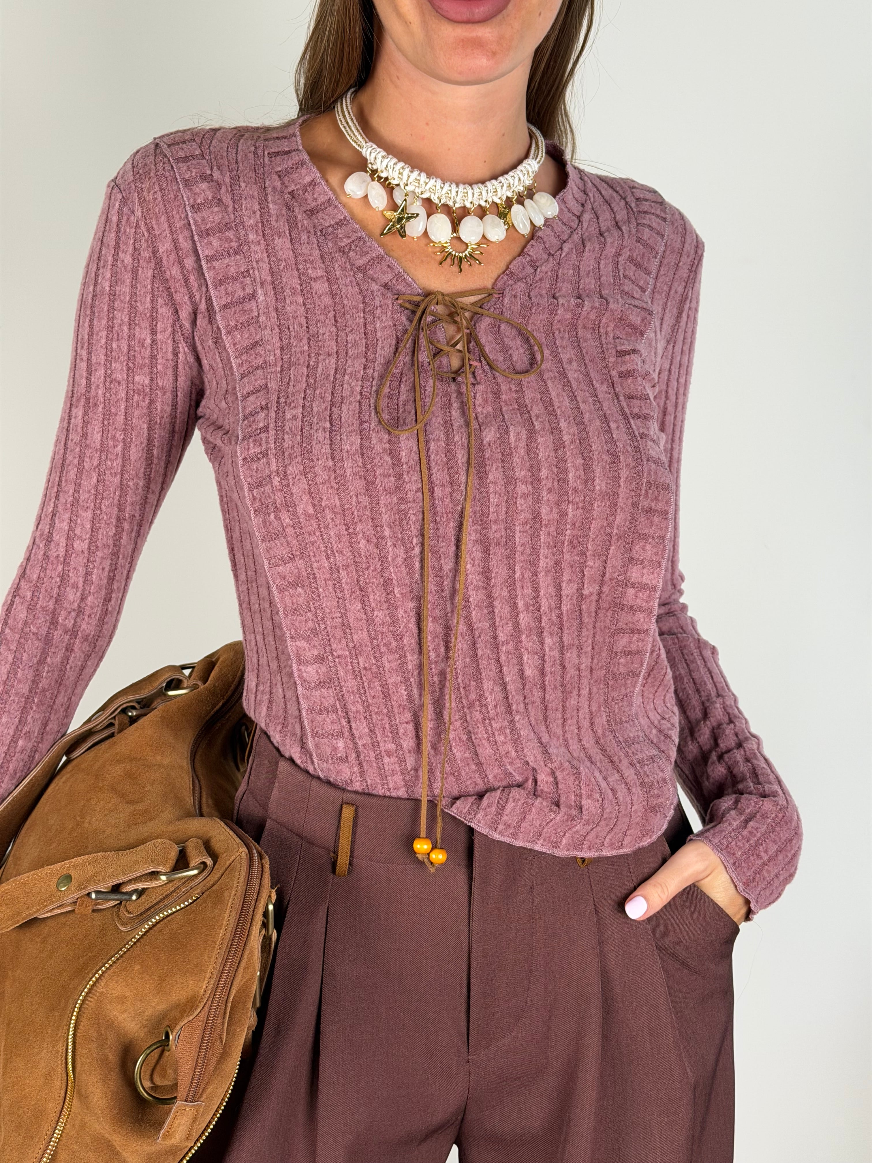 Maglia Nasty bordeaux