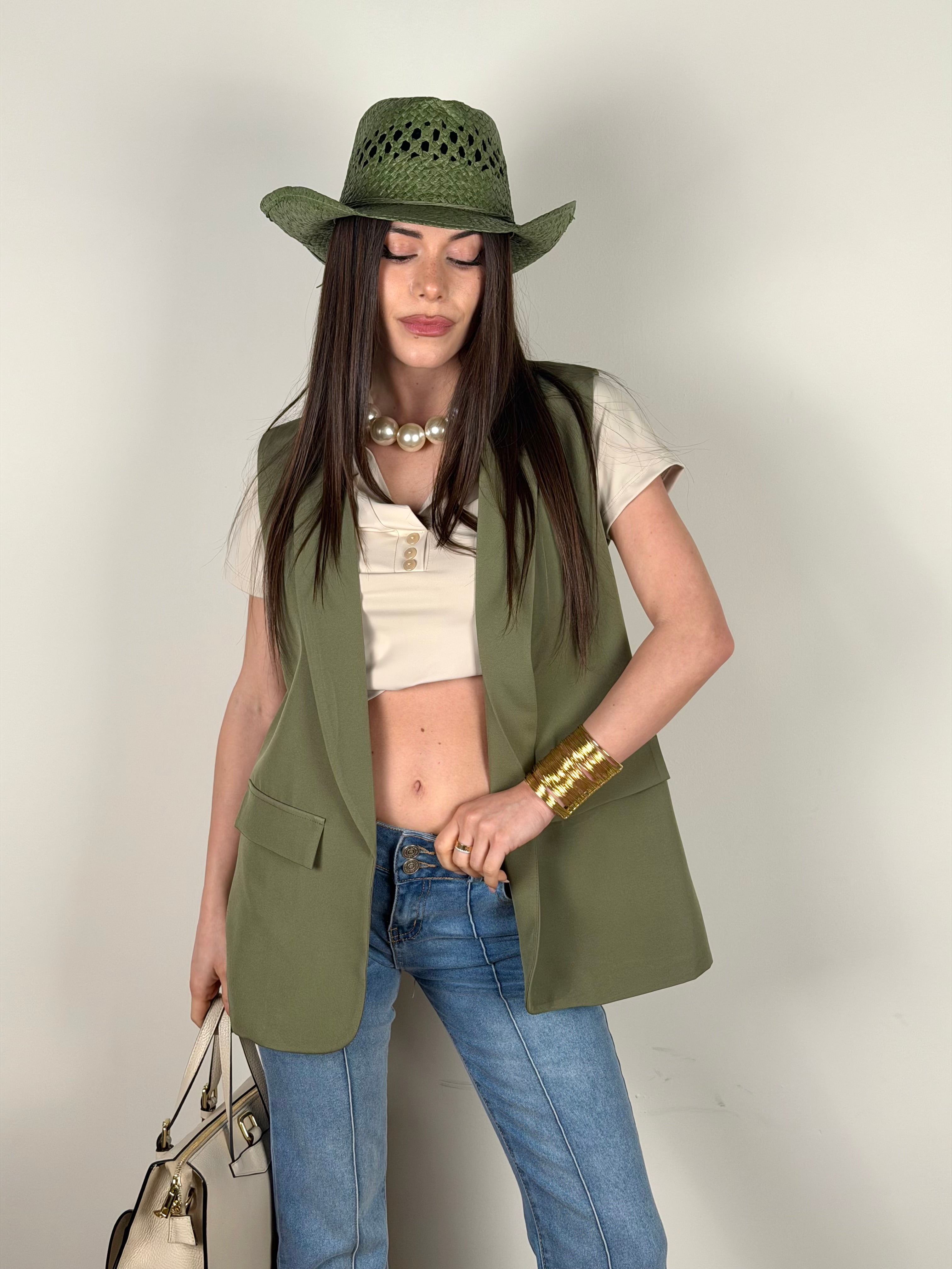 Gilet Sasha verde