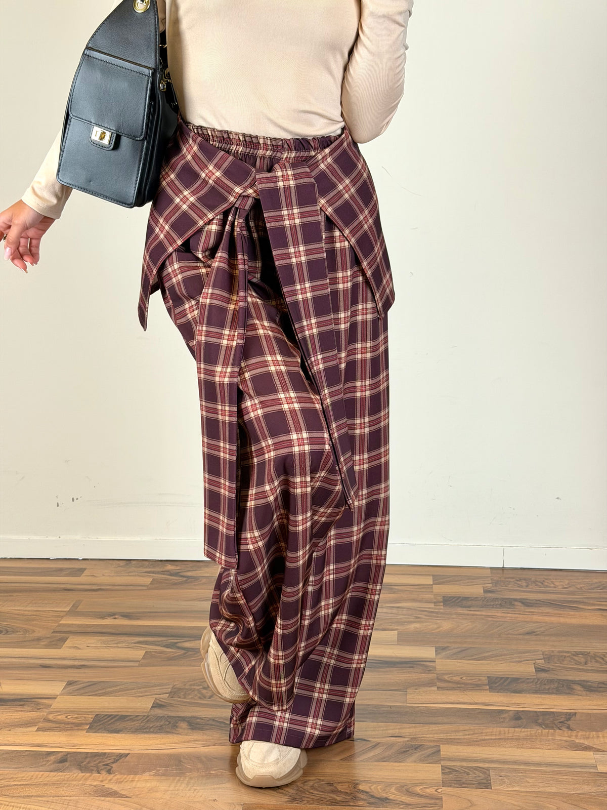 Pantalone Label bordeaux